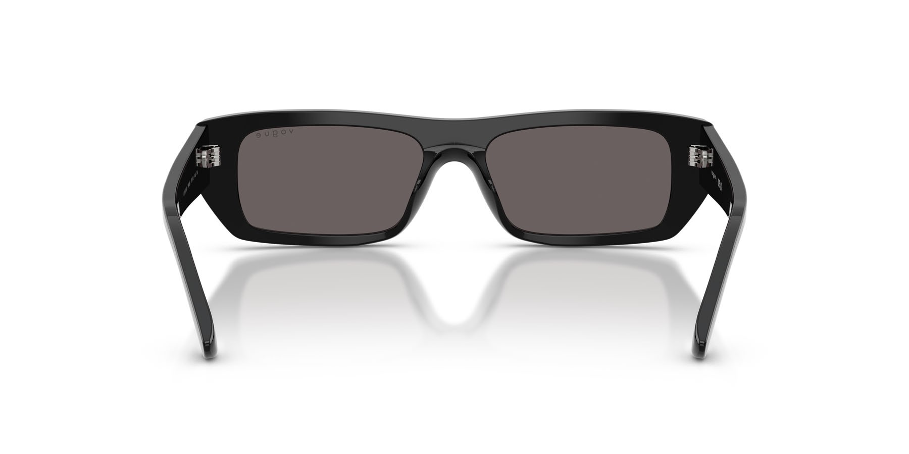 Sunglasses Vogue VO 5657SU (W44/87) color nero shape rectangle lenses nero/grigio fumo