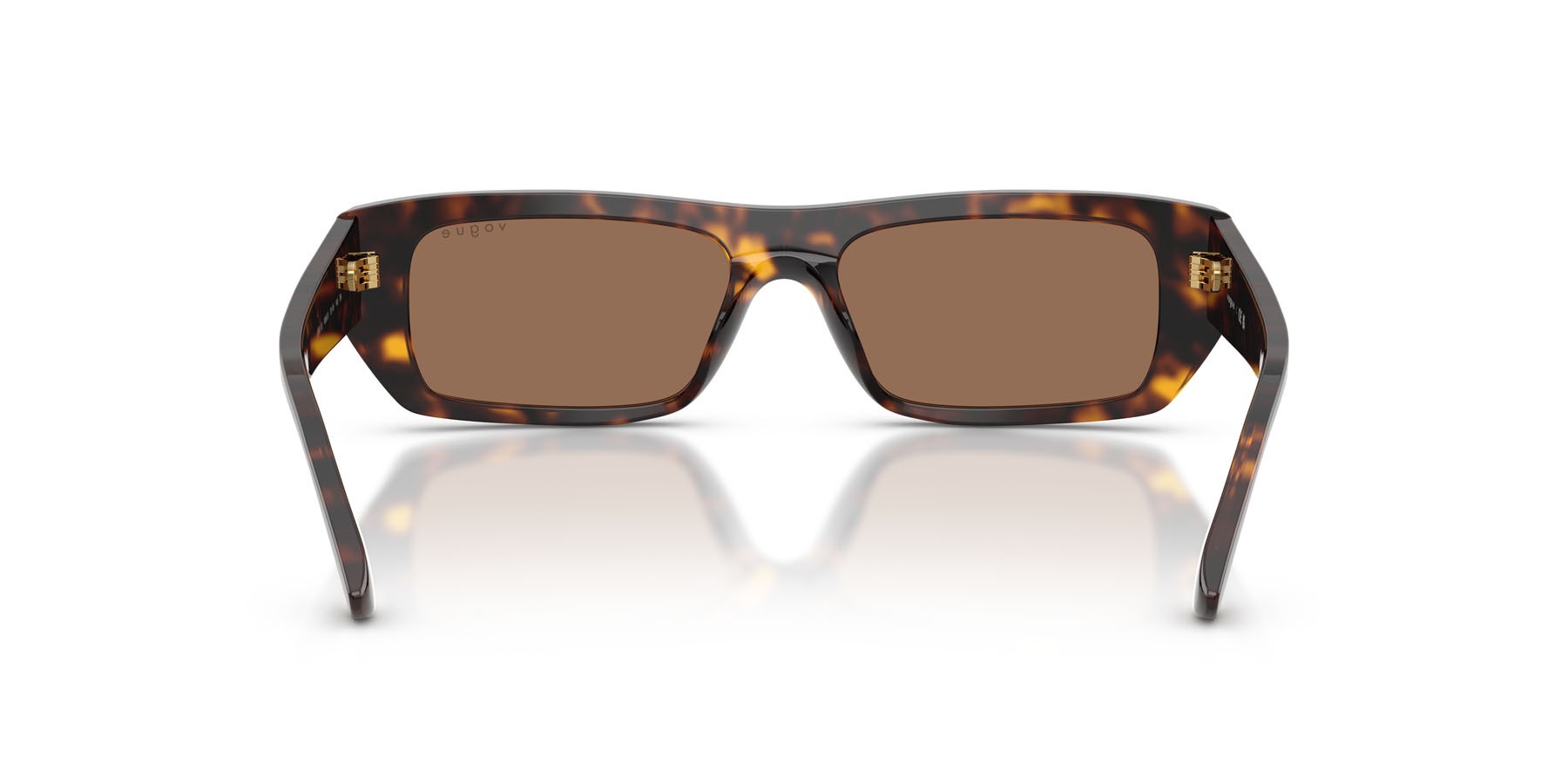 Sunglasses Vogue VO 5657SU (W65673) color havana scuro shape rectangle lenses marrone scuro