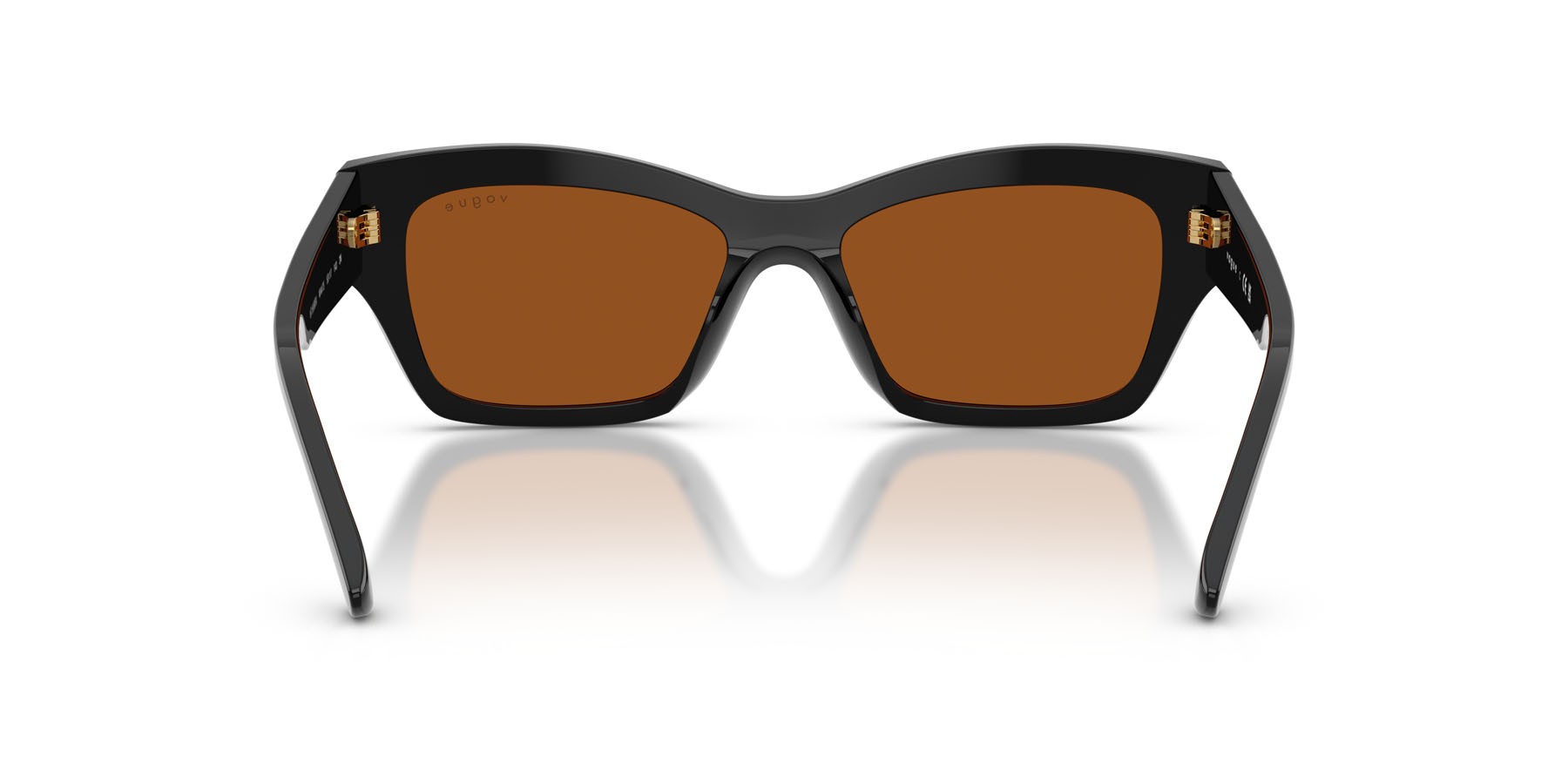 Sunglasses Vogue VO 5658SU (W44/73) color nero shape butterfly lenses marrone scuro