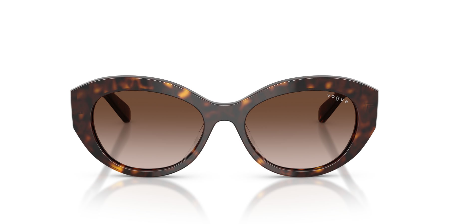 Sunglasses Vogue VO 5659SU (W65613) color havana scuro shape irregular lenses marrone sfumato