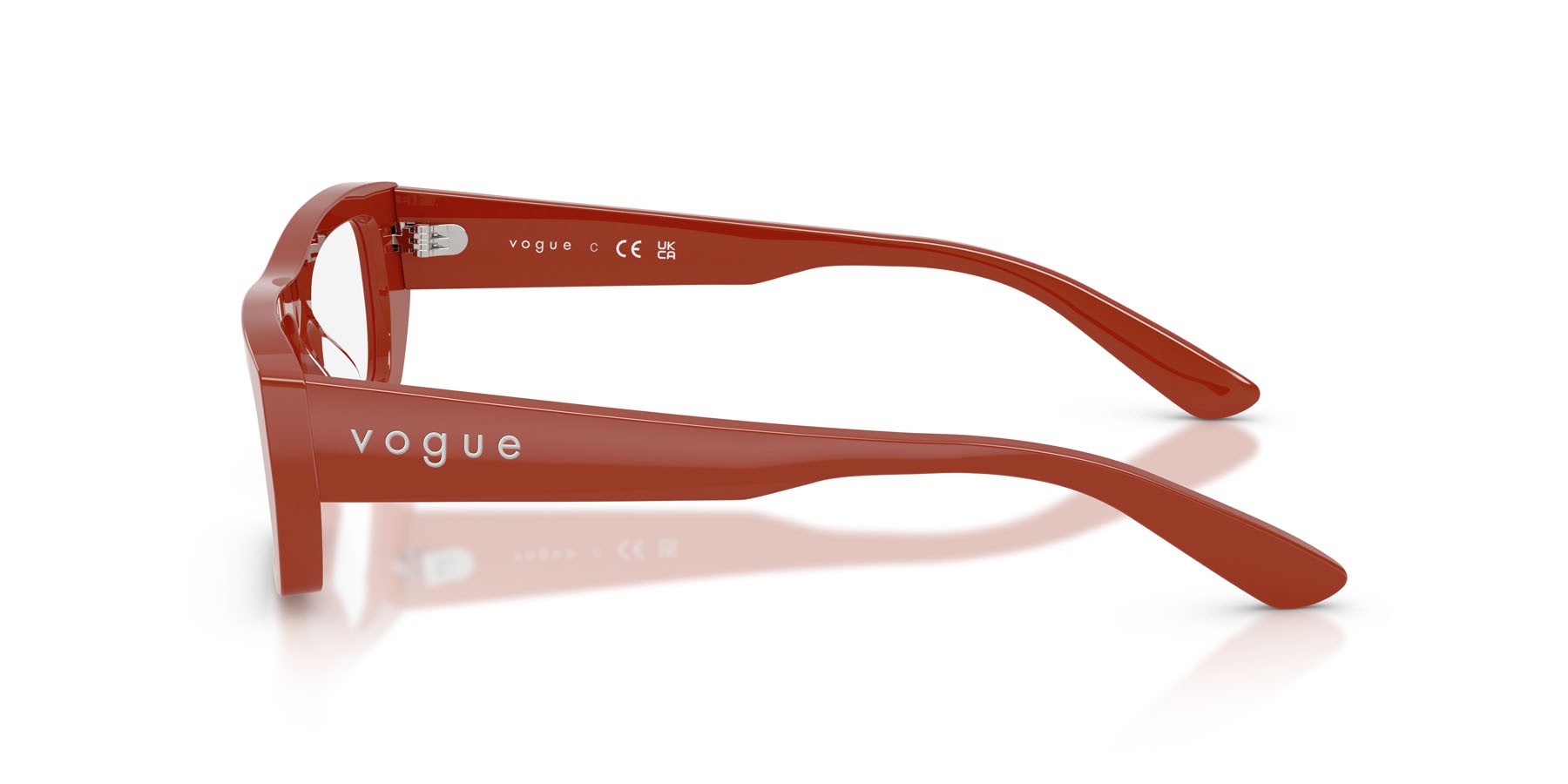 Eyeglasses Vogue VO 5660U (3244) color mattone pieno shape rectangle lenses lente demo