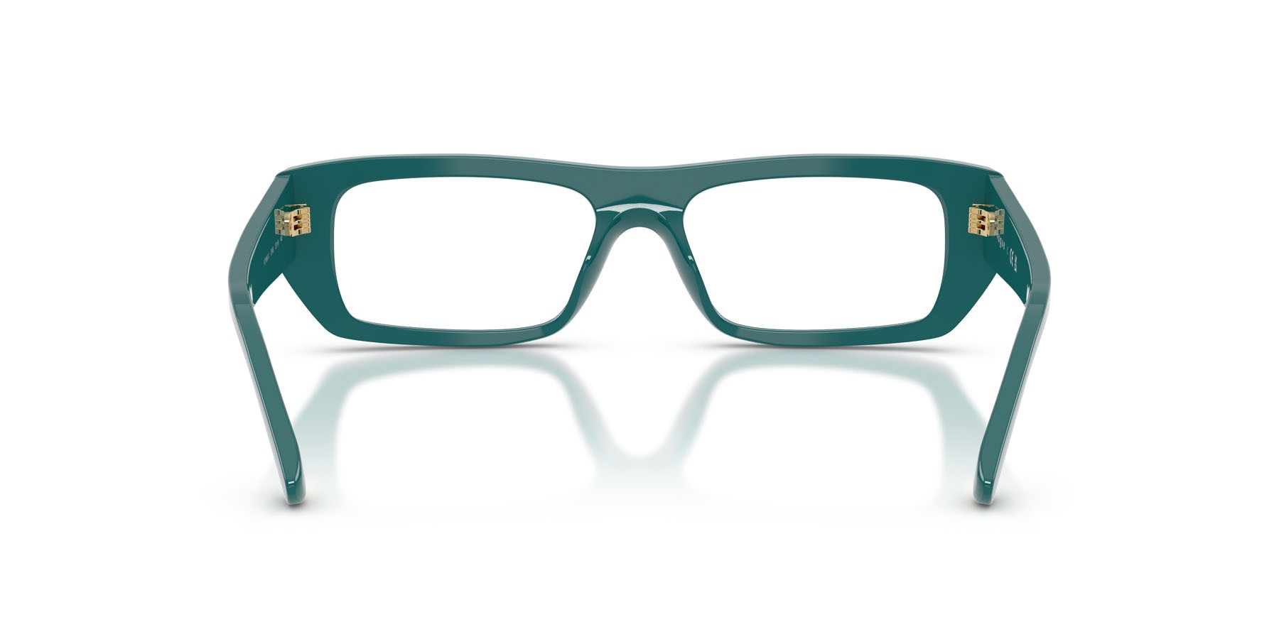 Eyeglasses Vogue VO 5660U (3246) color verde pieno shape rectangle lenses lente demo