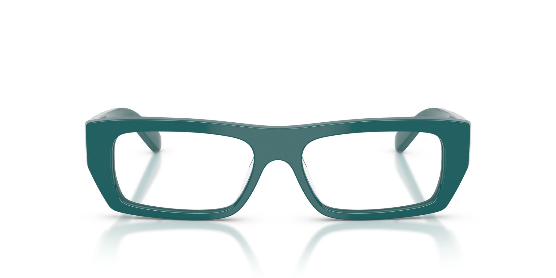 Eyeglasses Vogue VO 5660U (3246) color verde pieno shape rectangle lenses lente demo