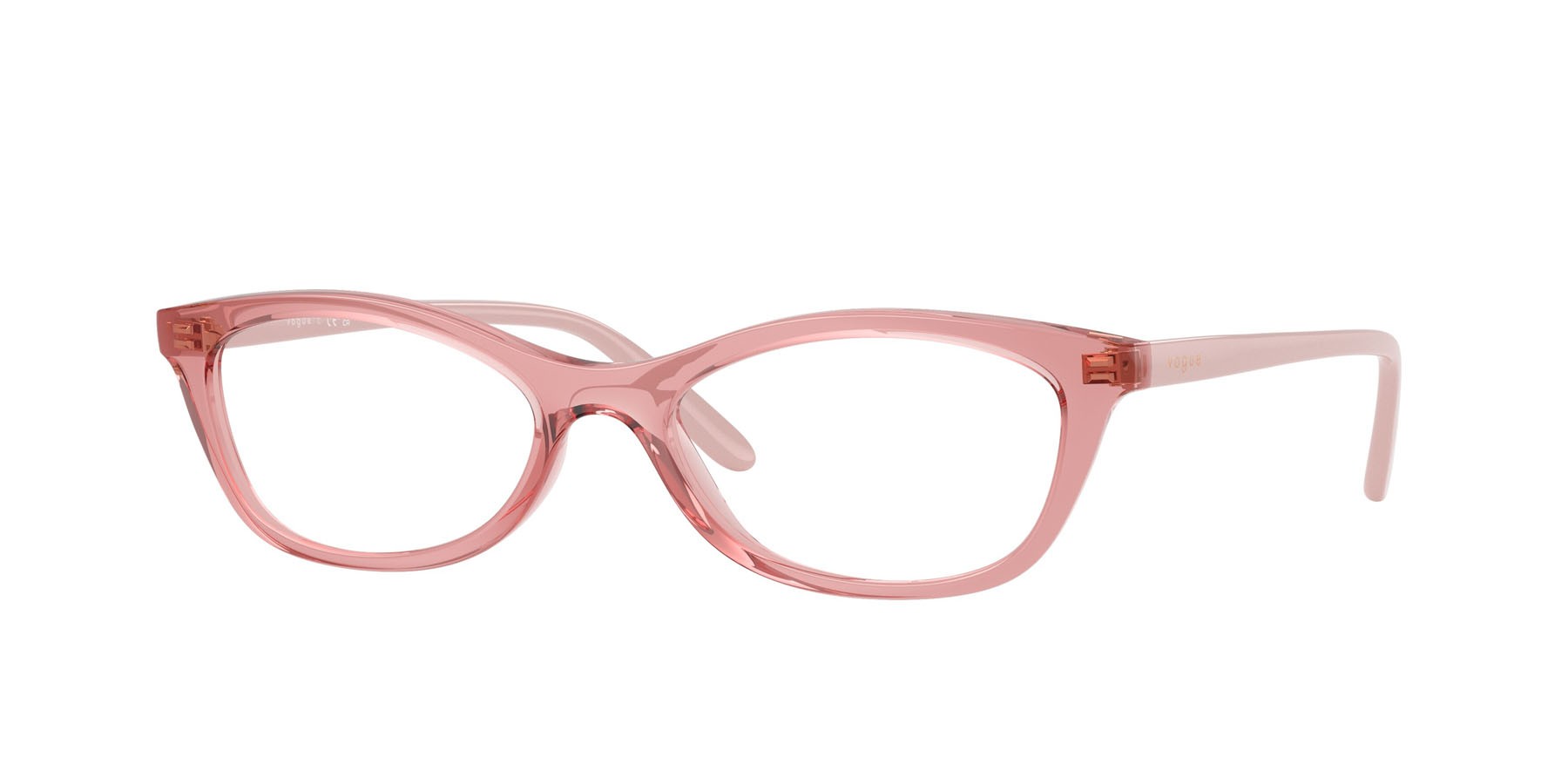 Occhiali da vista Vogue VO 5668 (2748) colore rosa trasparente forma cat eye lenti lente demo