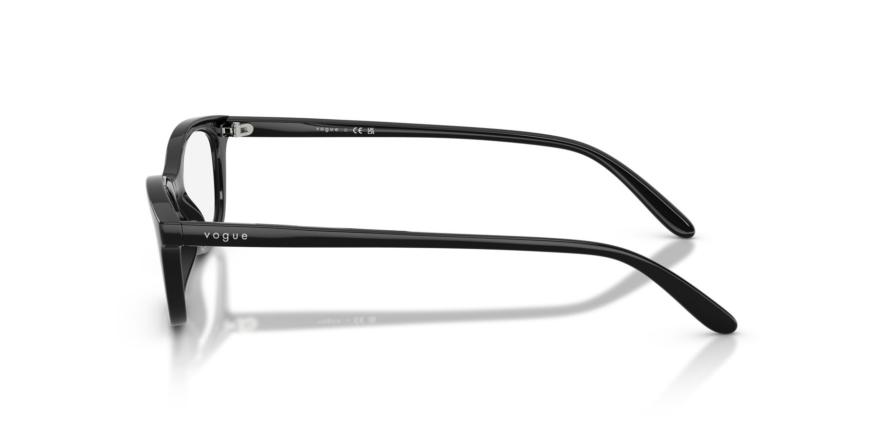 Eyeglasses Vogue VO 5668 (W44) color nero shape cat eye lenses lente demo