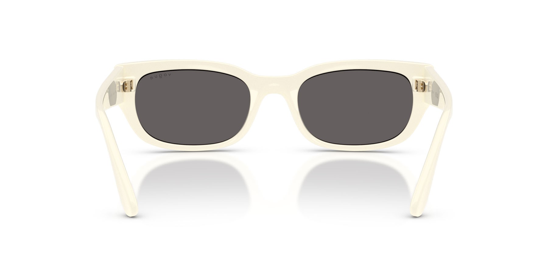 Sunglasses Vogue VO 5669S (316787) color full ivory shape square lenses nero/grigio fumo