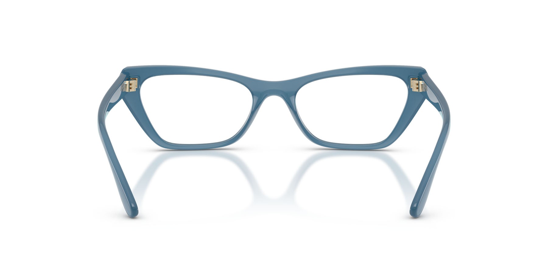 Eyeglasses Vogue VO 5670 (3036) color blu opalino shape cat eye lenses lente demo