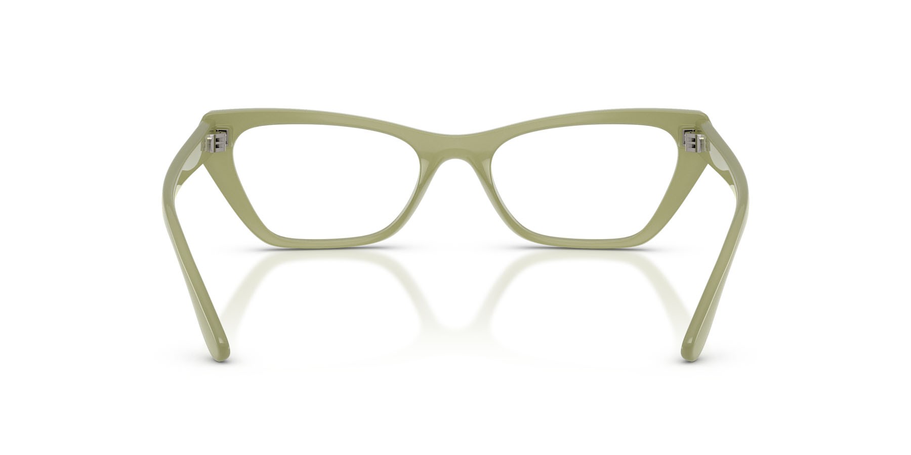 Eyeglasses Vogue VO 5670 (3254) color verde opalino shape cat eye lenses lente demo