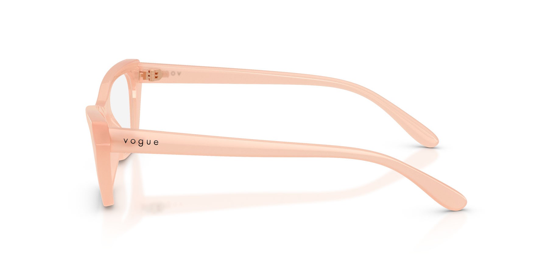 Eyeglasses Vogue VO 5670 (3256) color rosa opalino shape cat eye lenses lente demo