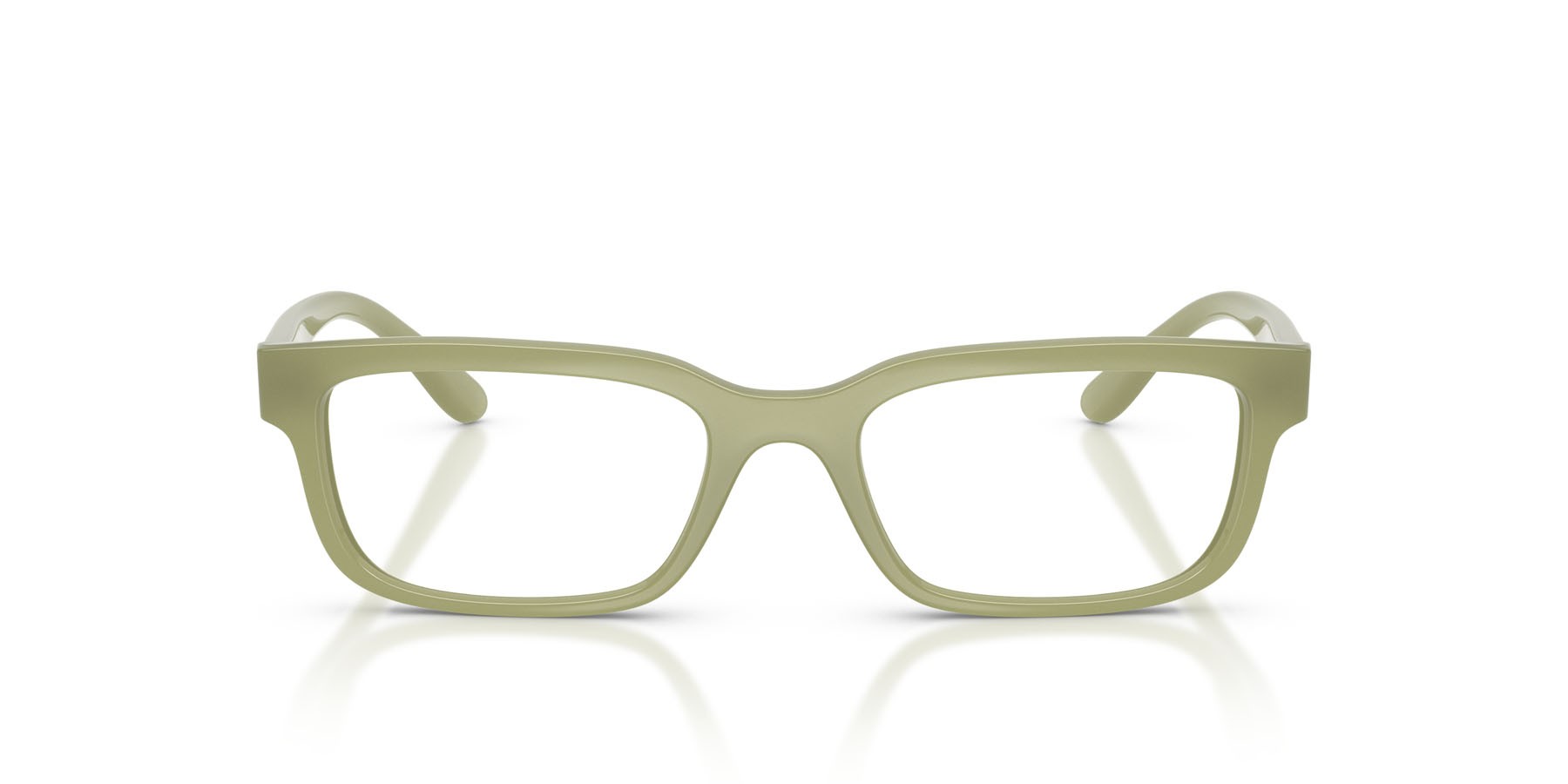 Eyeglasses Vogue VO 5671 (3254) color verde opalino shape rectangle lenses lente demo