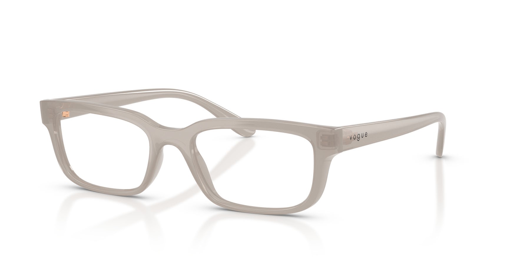 Eyeglasses Vogue VO 5671 (3257) color grigio opalino shape rectangle lenses lente demo
