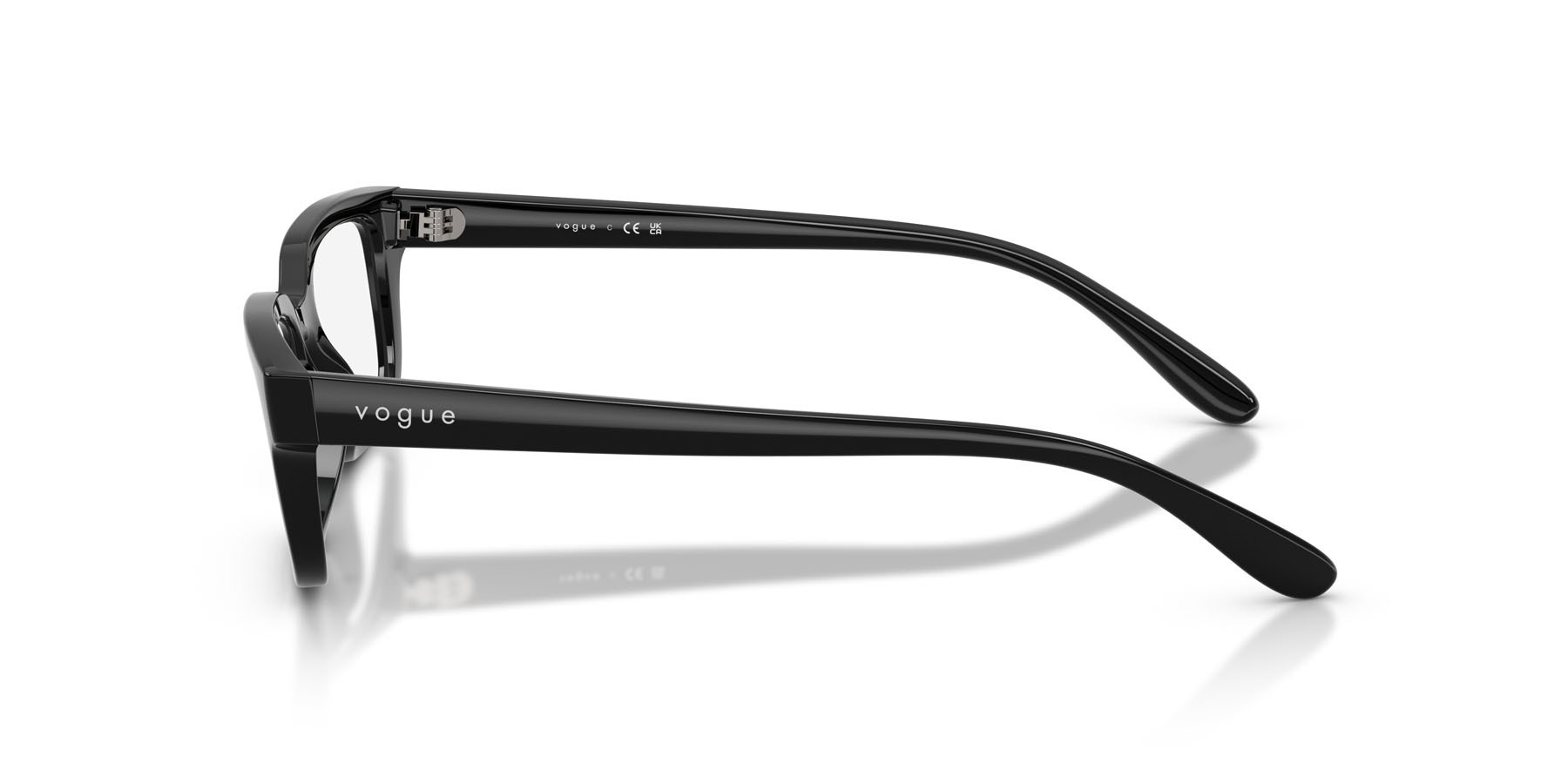 Eyeglasses Vogue VO 5671 (W44) color nero shape rectangle lenses lente demo