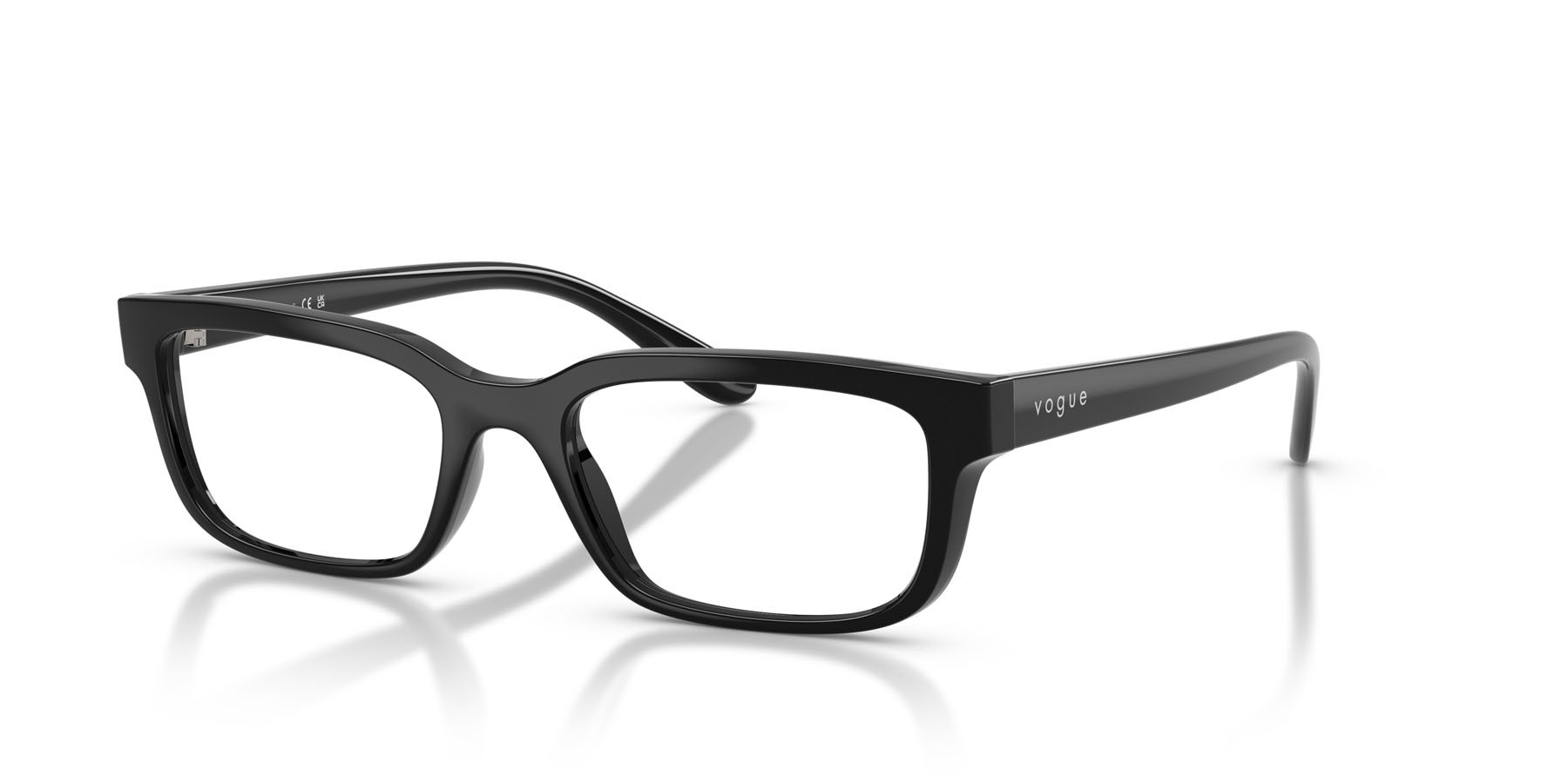 Eyeglasses Vogue VO 5671 (W44) color nero shape rectangle lenses lente demo