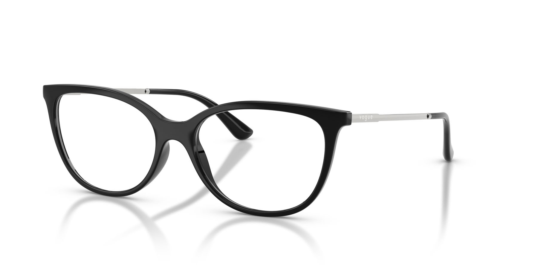 Occhiali da vista Vogue VO 5673 (W44) colore nero forma ovale lenti lente demo