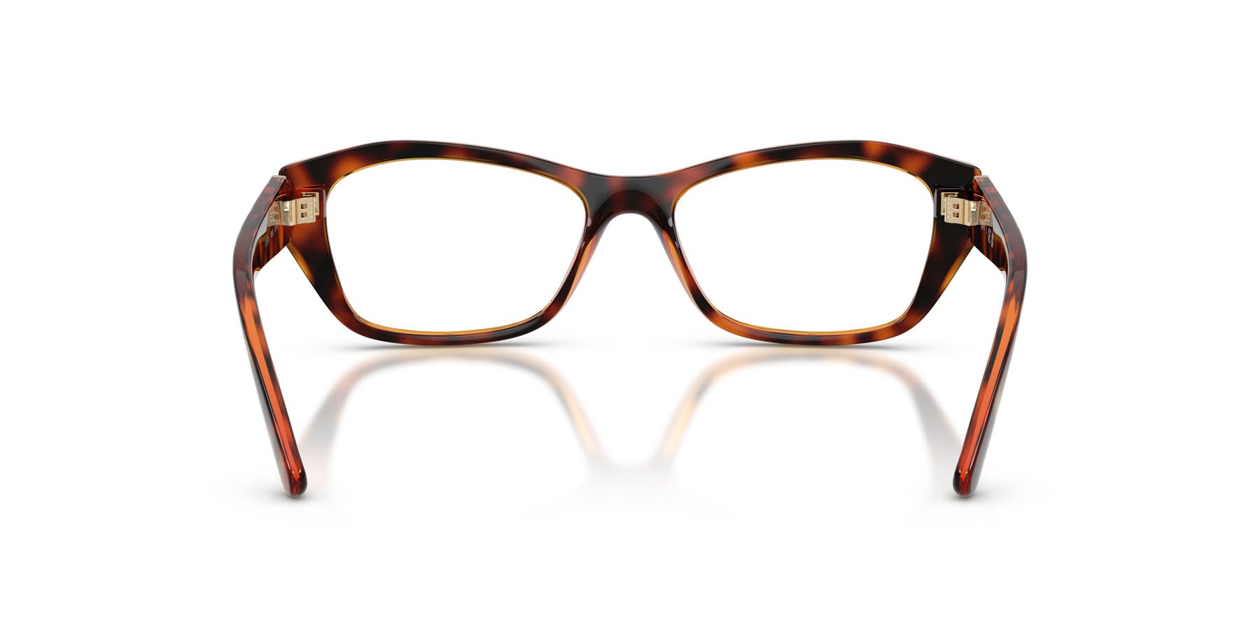 Eyeglasses Vogue VO 5676 (W656) color havana scuro shape irregular lenses lente demo