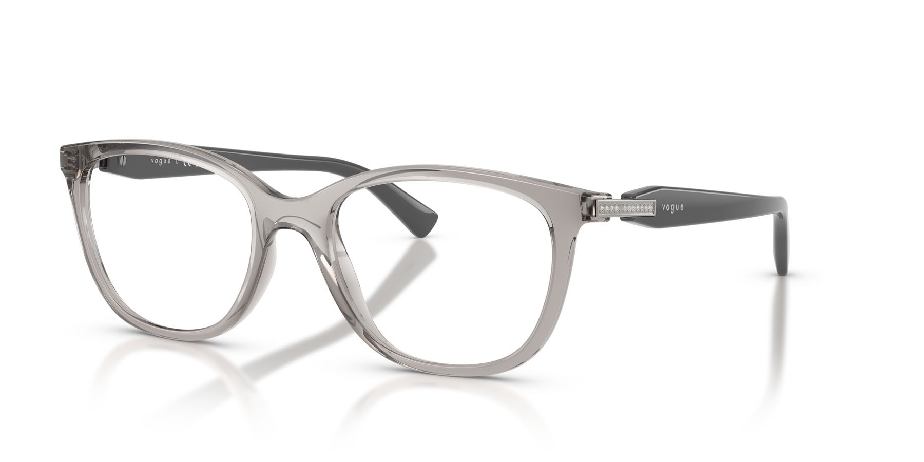 Occhiali da vista Vogue VO 5679B (2726) colore grigio trasparente forma pantos lenti lente demo
