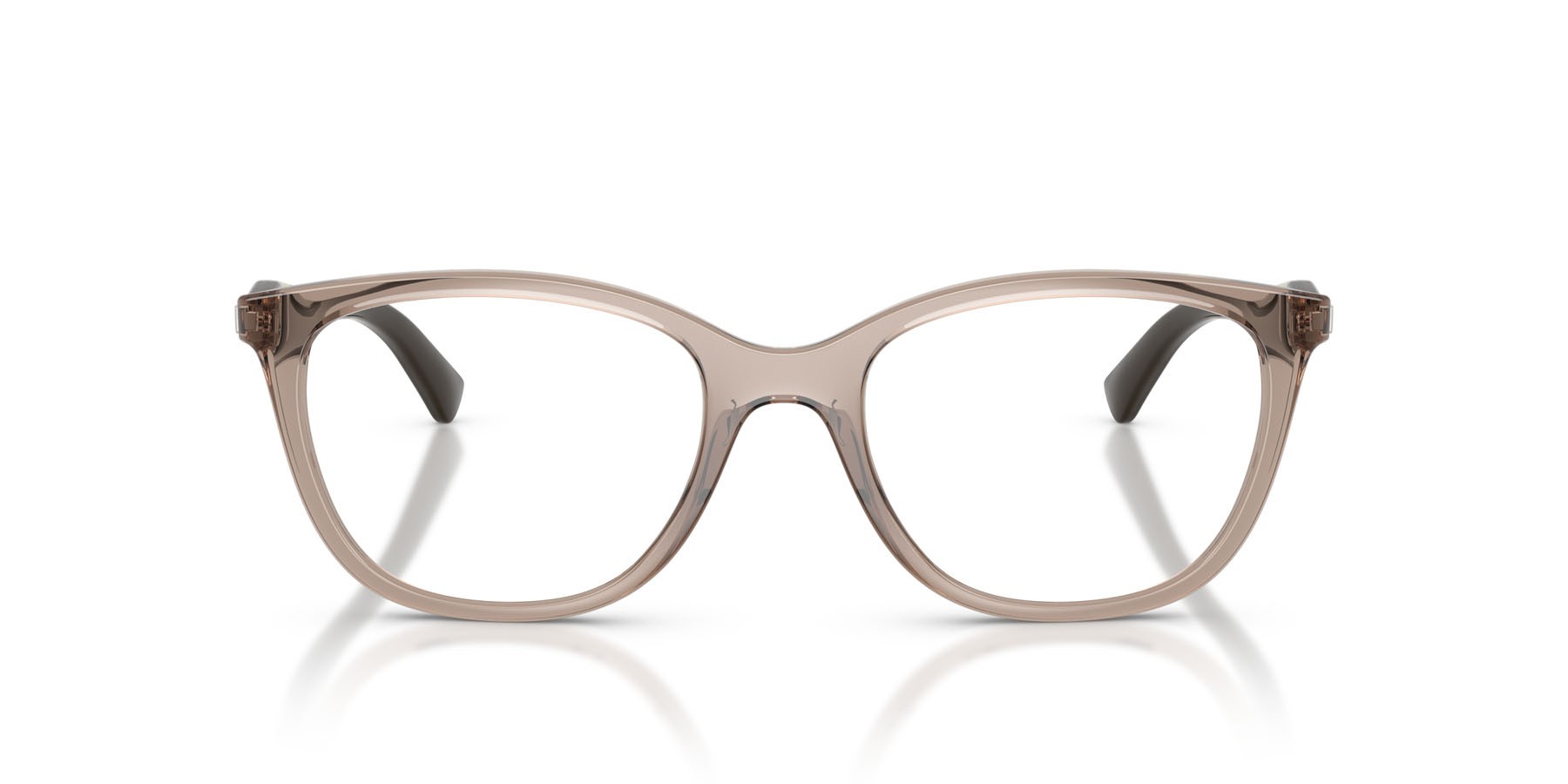 Eyeglasses Vogue VO 5679B (2940) color marrone trasparente shape pantos lenses lente demo