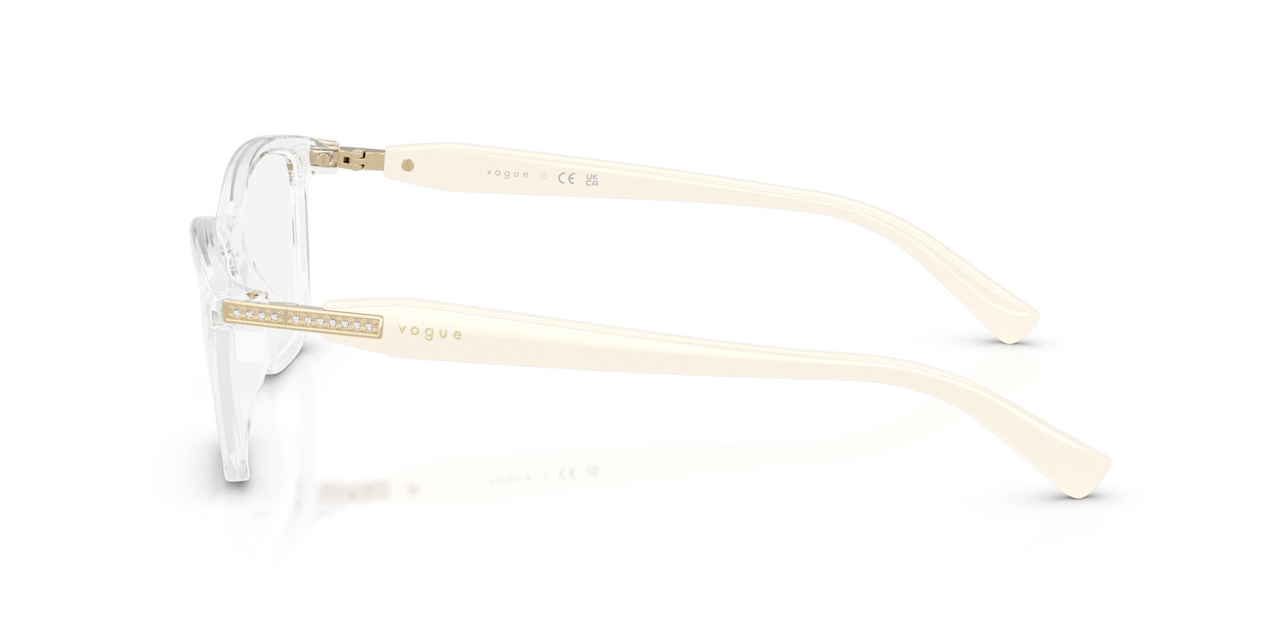 Occhiali da vista Vogue VO 5680B (W745) colore trasparente forma quadrato lenti lente demo