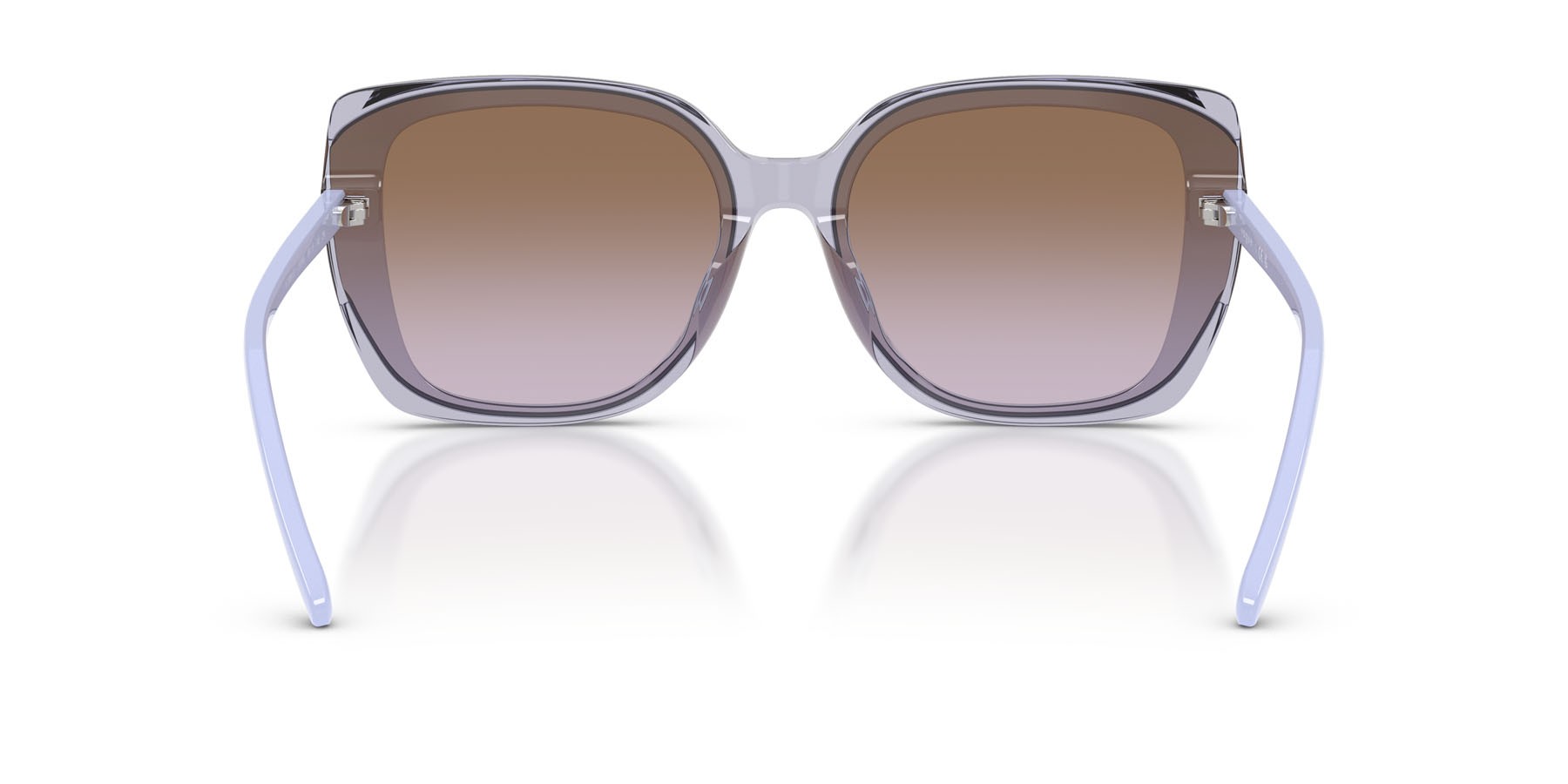 Occhiali da sole Vogue VO 5684SD (292568) colore lilla trasparente forma quadrato lenti violetto sfumato marrone