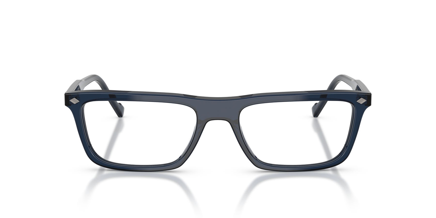 Eyeglasses Vogue VO 5686 (3143) color blu trasparente shape square lenses lente demo