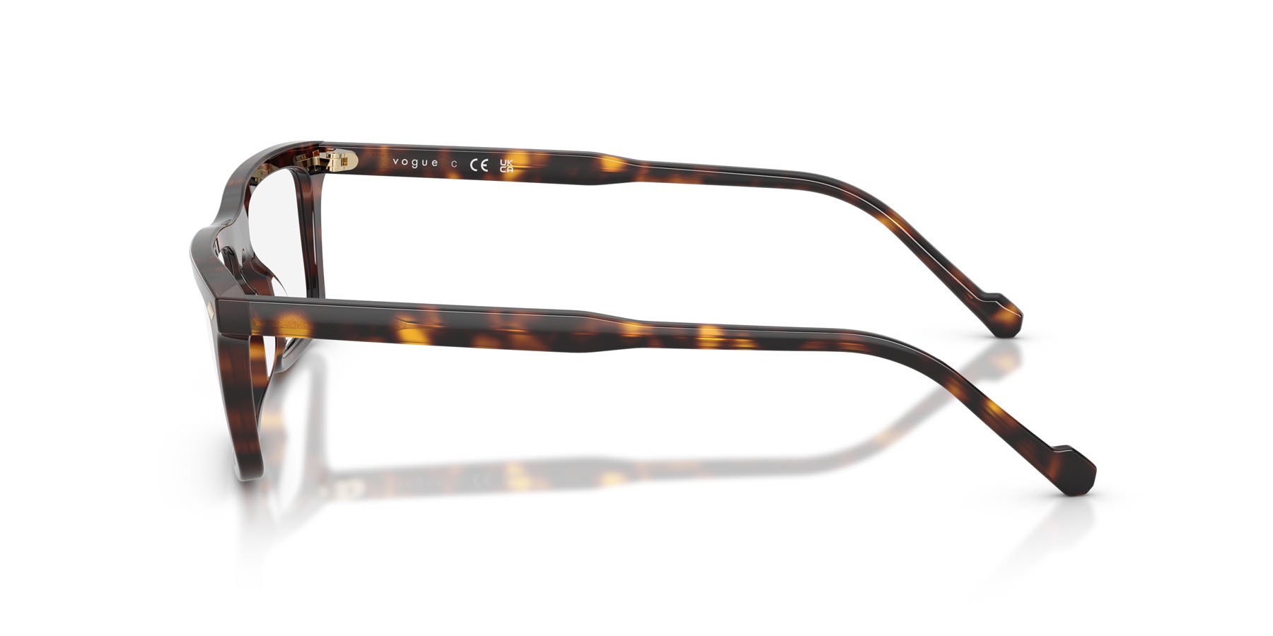 Eyeglasses Vogue VO 5686 (W656) color havana scuro shape square lenses lente demo