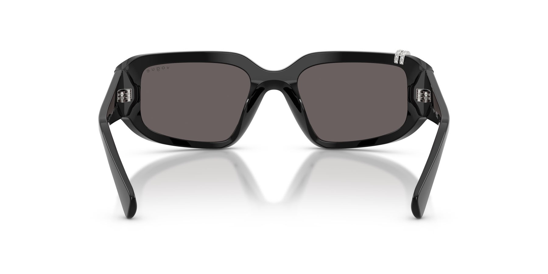 Sunglasses Vogue VO 5688SB (W44/87) color nero shape irregular lenses nero/grigio fumo