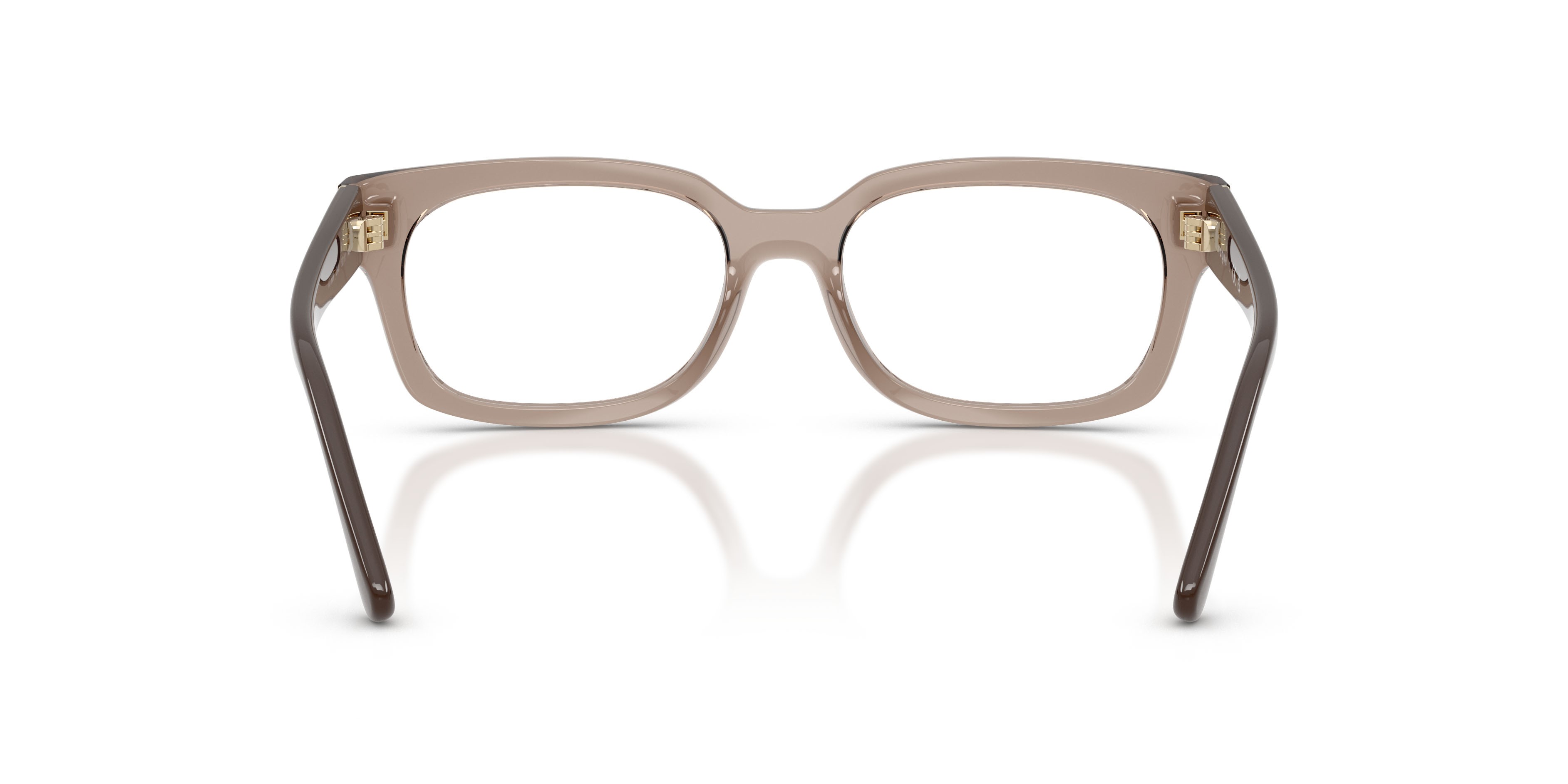Eyeglasses Vogue VO 5689 (2940) color marrone trasparente shape square lenses lente demo