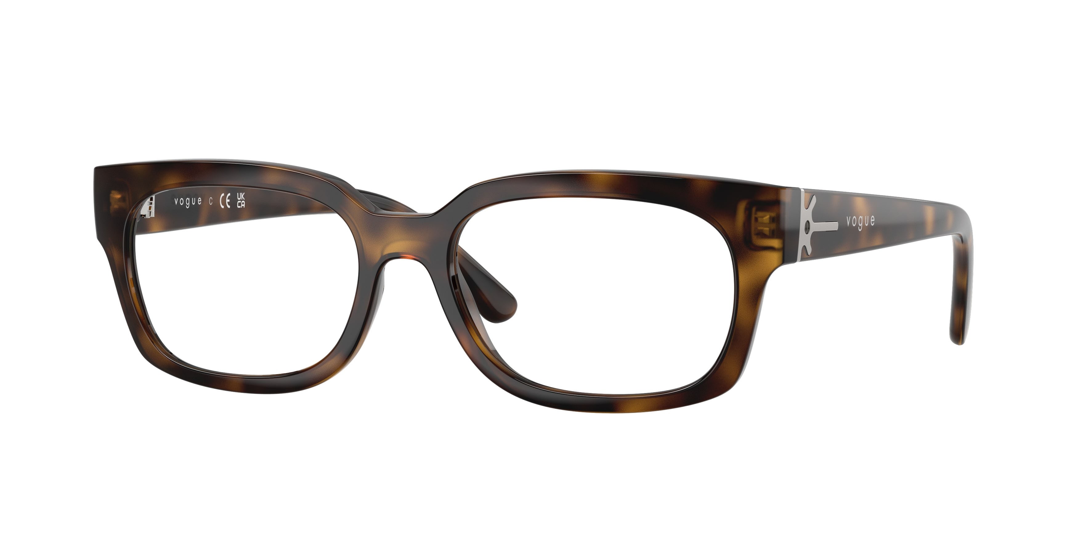 Eyeglasses Vogue VO 5689 (W656) color havana scuro shape square lenses lente demo