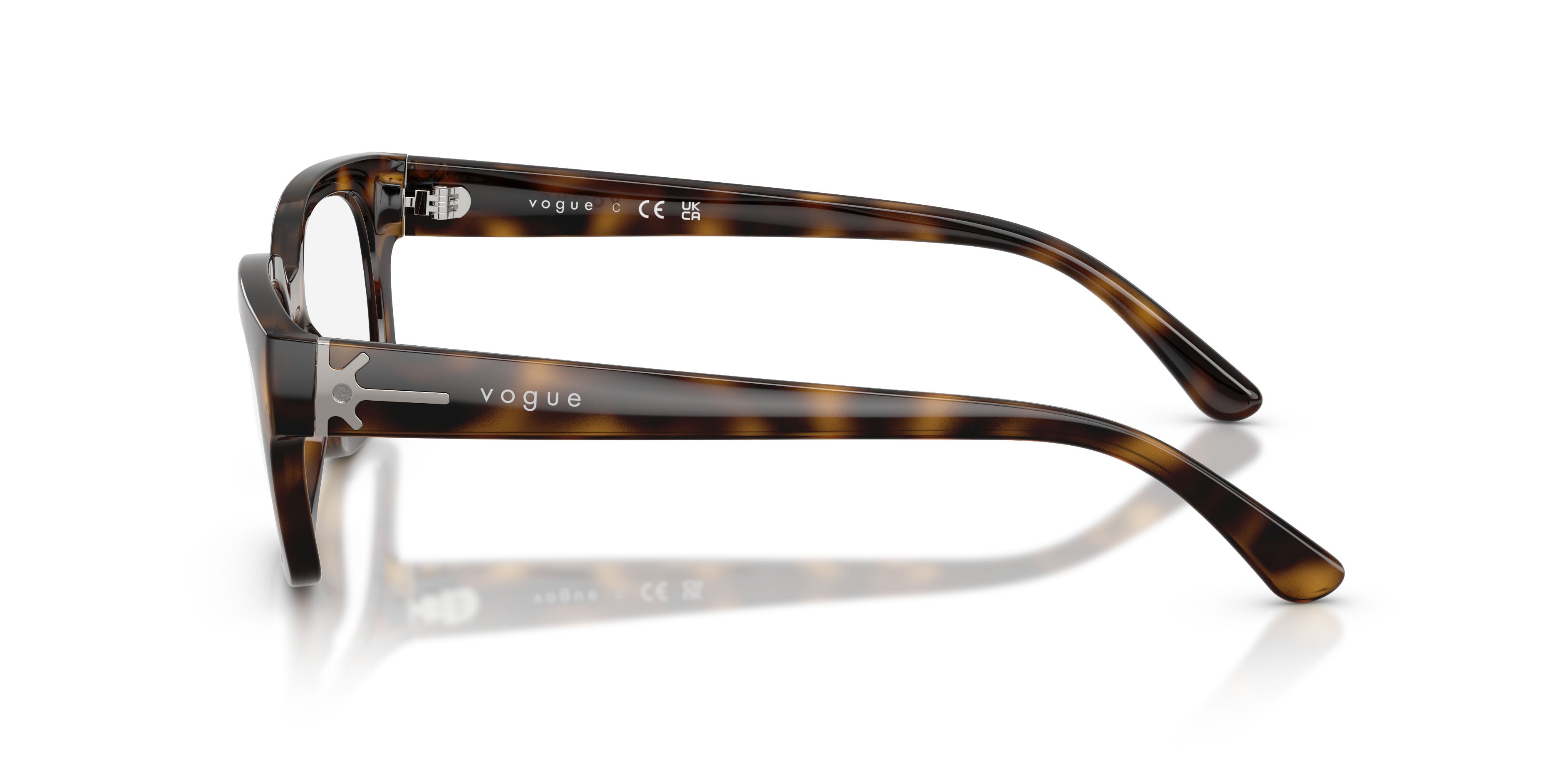 Eyeglasses Vogue VO 5689 (W656) color havana scuro shape square lenses lente demo
