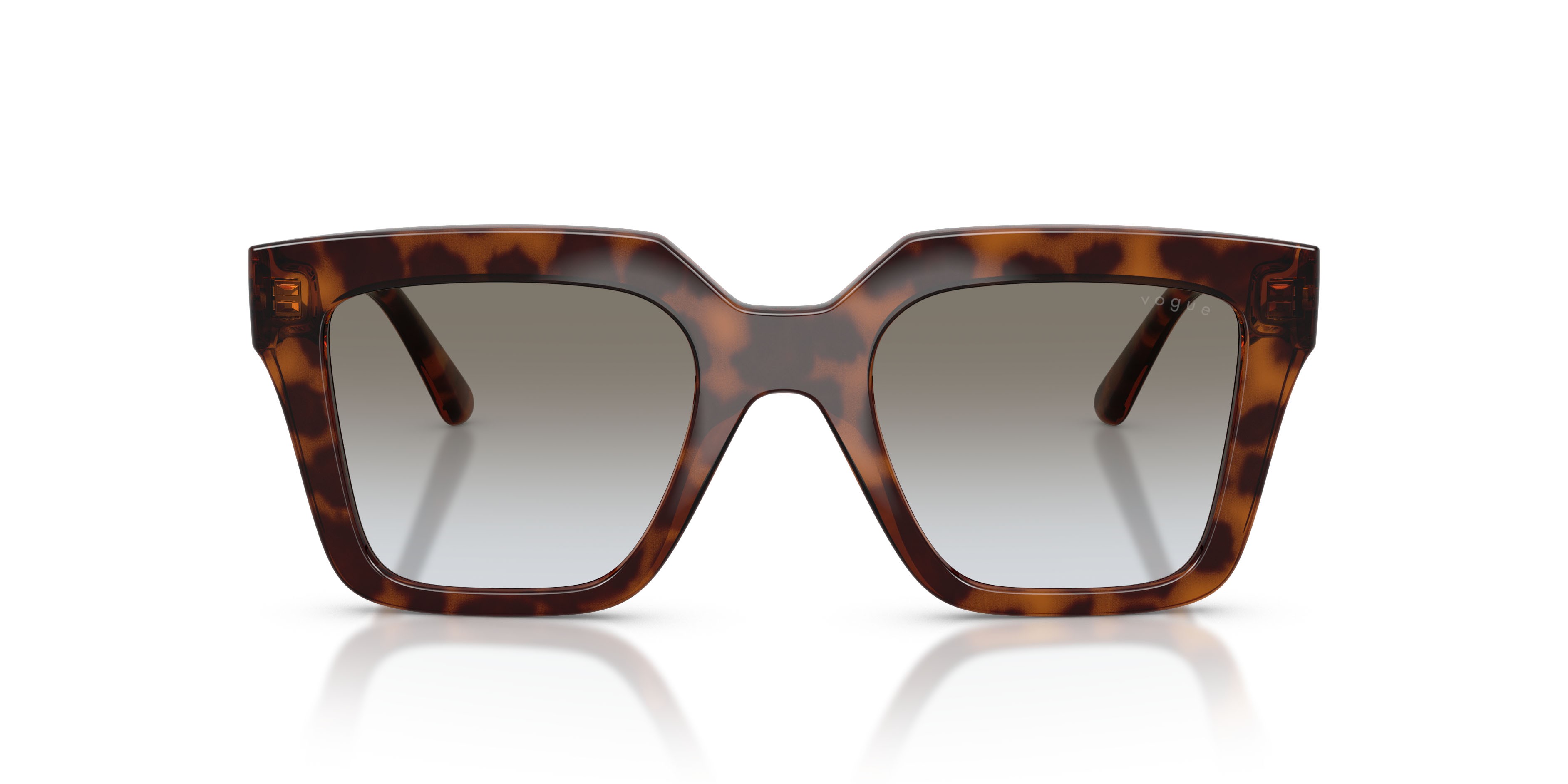 Sunglasses Vogue VO 5690S (23868G) color havana marrone shape square lenses sfumato grigio