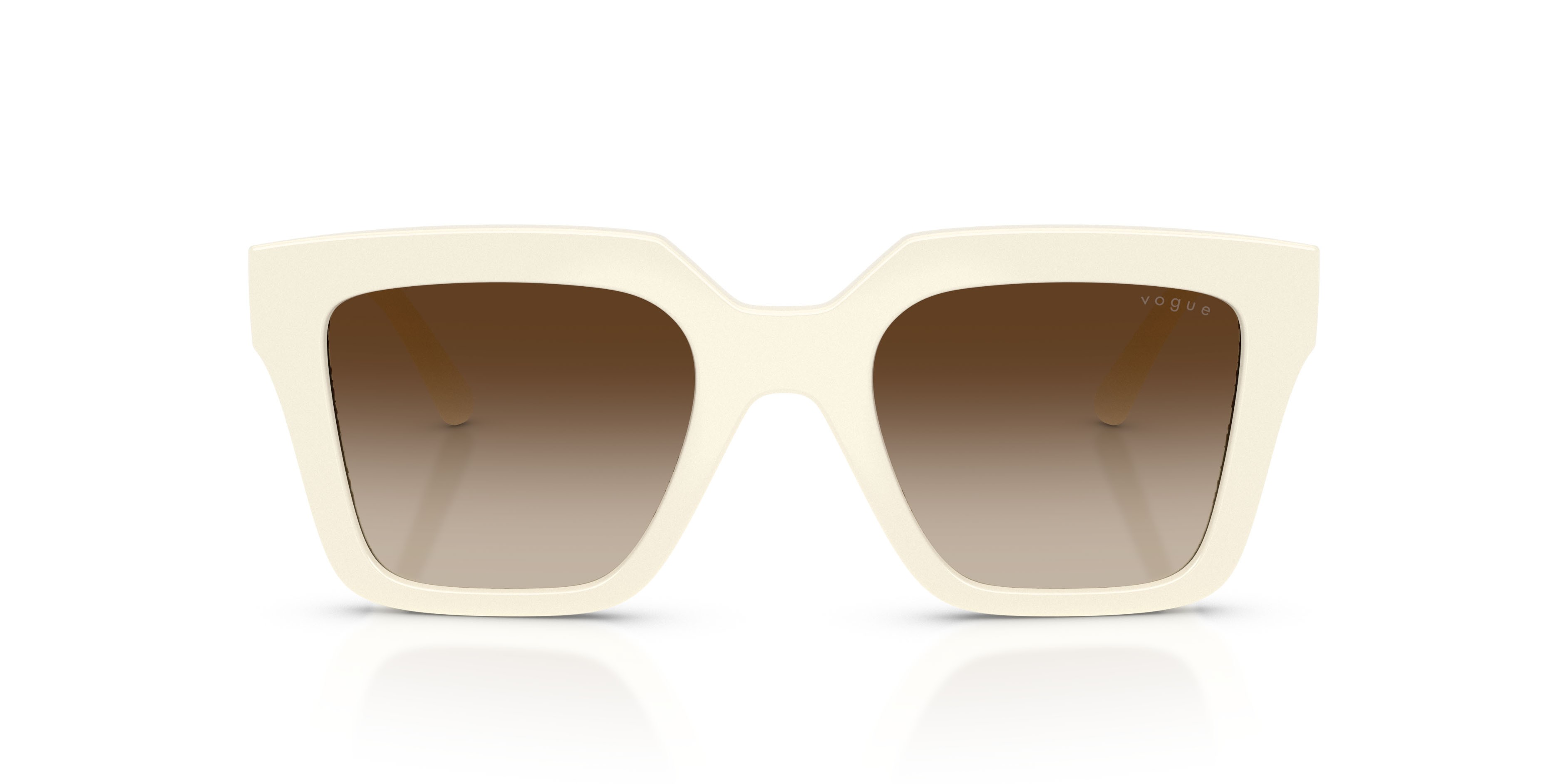 Sunglasses Vogue VO 5690S (316713) color full ivory shape square lenses marrone sfumato
