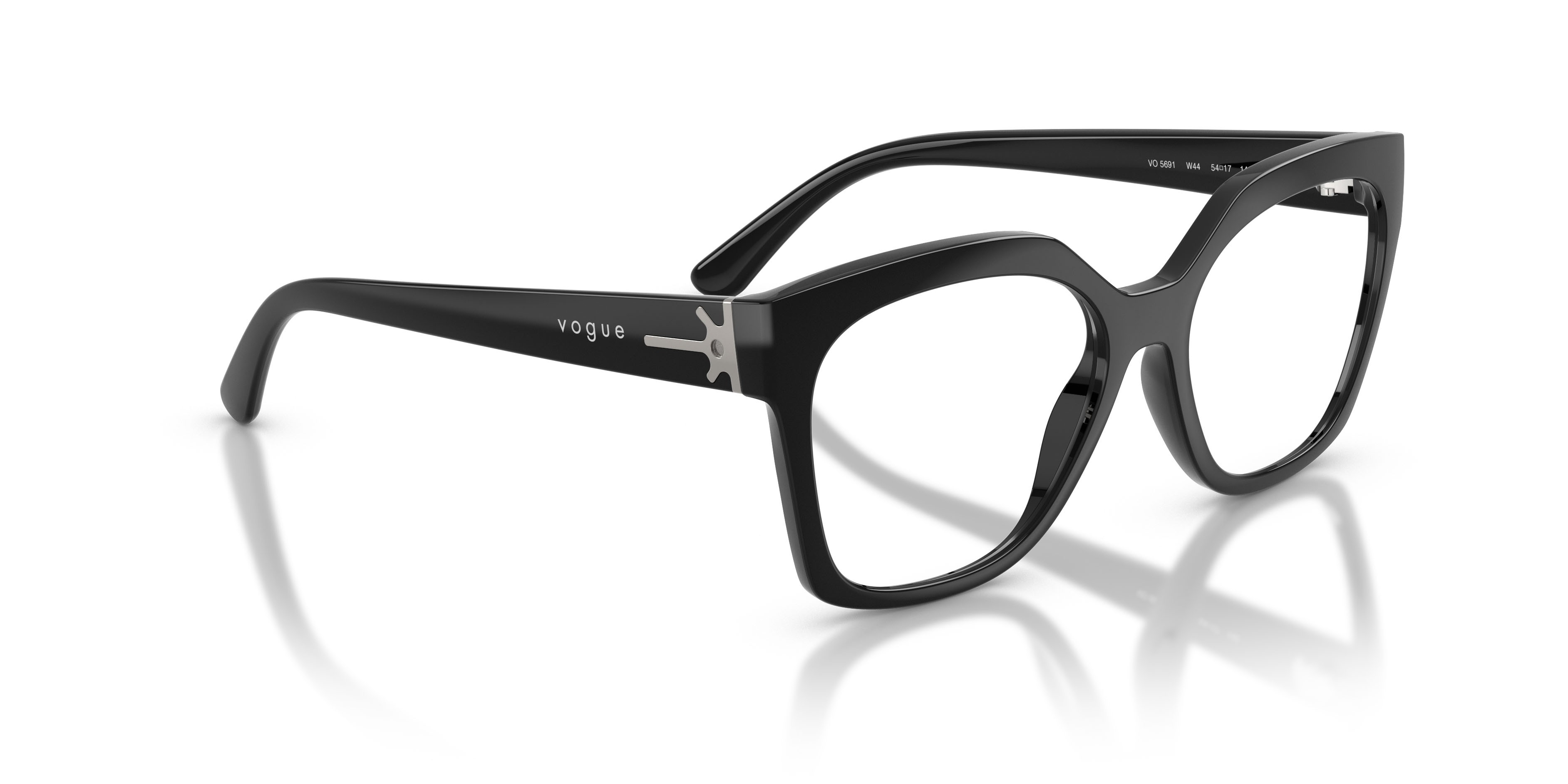 Eyeglasses Vogue VO 5691 (W44) color nero shape square lenses lente demo