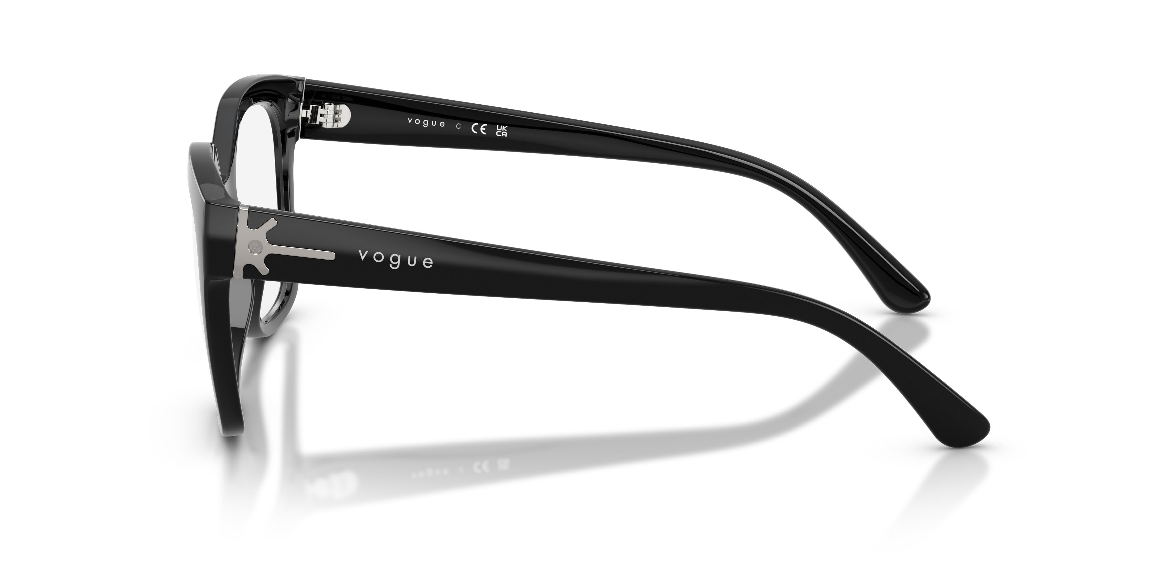 Eyeglasses Vogue VO 5691 (W44) color nero shape square lenses lente demo
