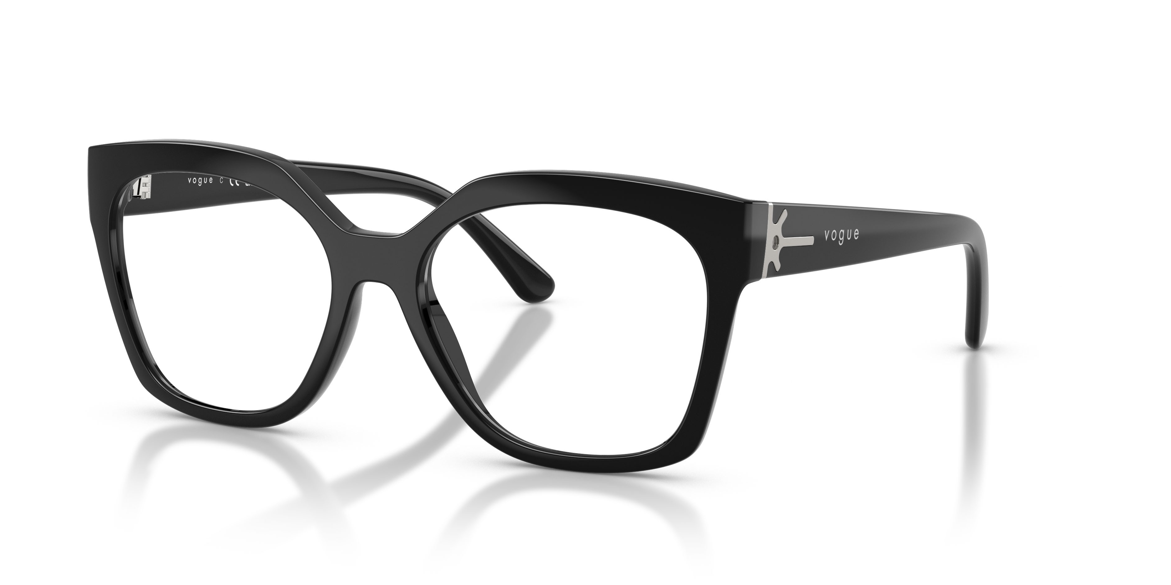 Eyeglasses Vogue VO 5691 (W44) color nero shape square lenses lente demo