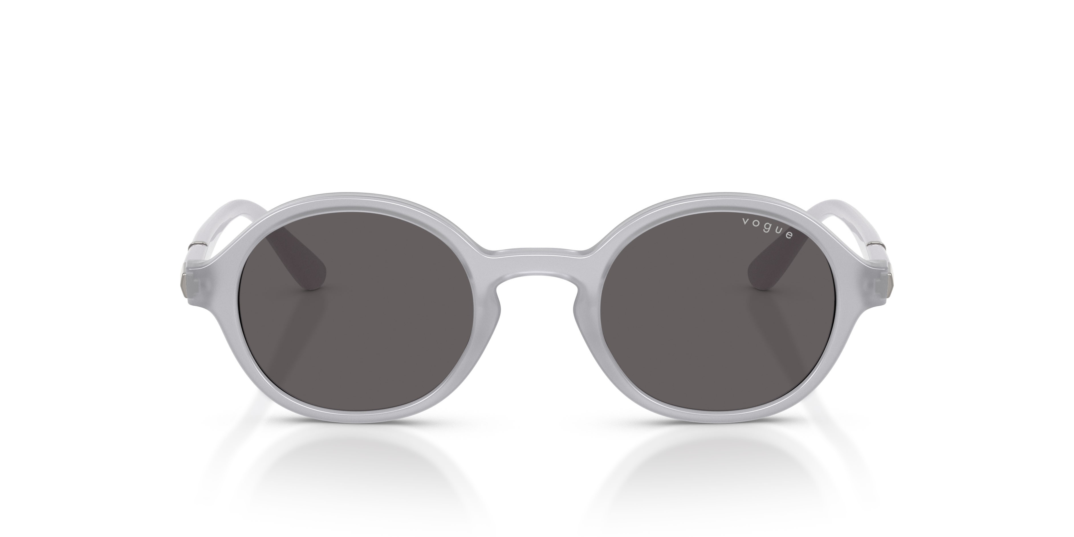 Occhiali da sole Vogue VO 5692S (309887) colore grigio opale forma rotondo lenti nero/grigio fumo