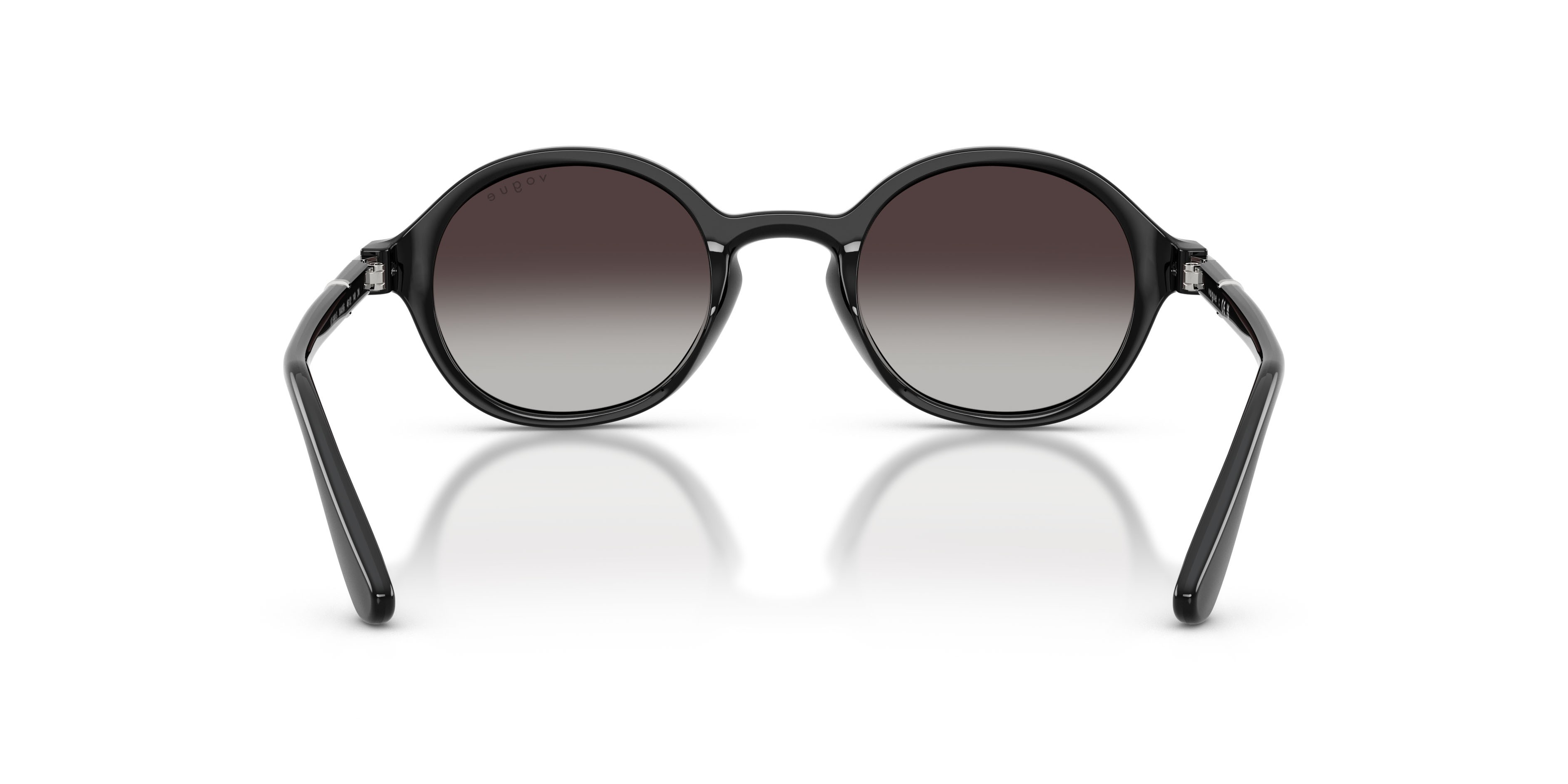 Occhiali da sole Vogue VO 5692S (W44/8G) colore nero forma rotondo lenti sfumato grigio