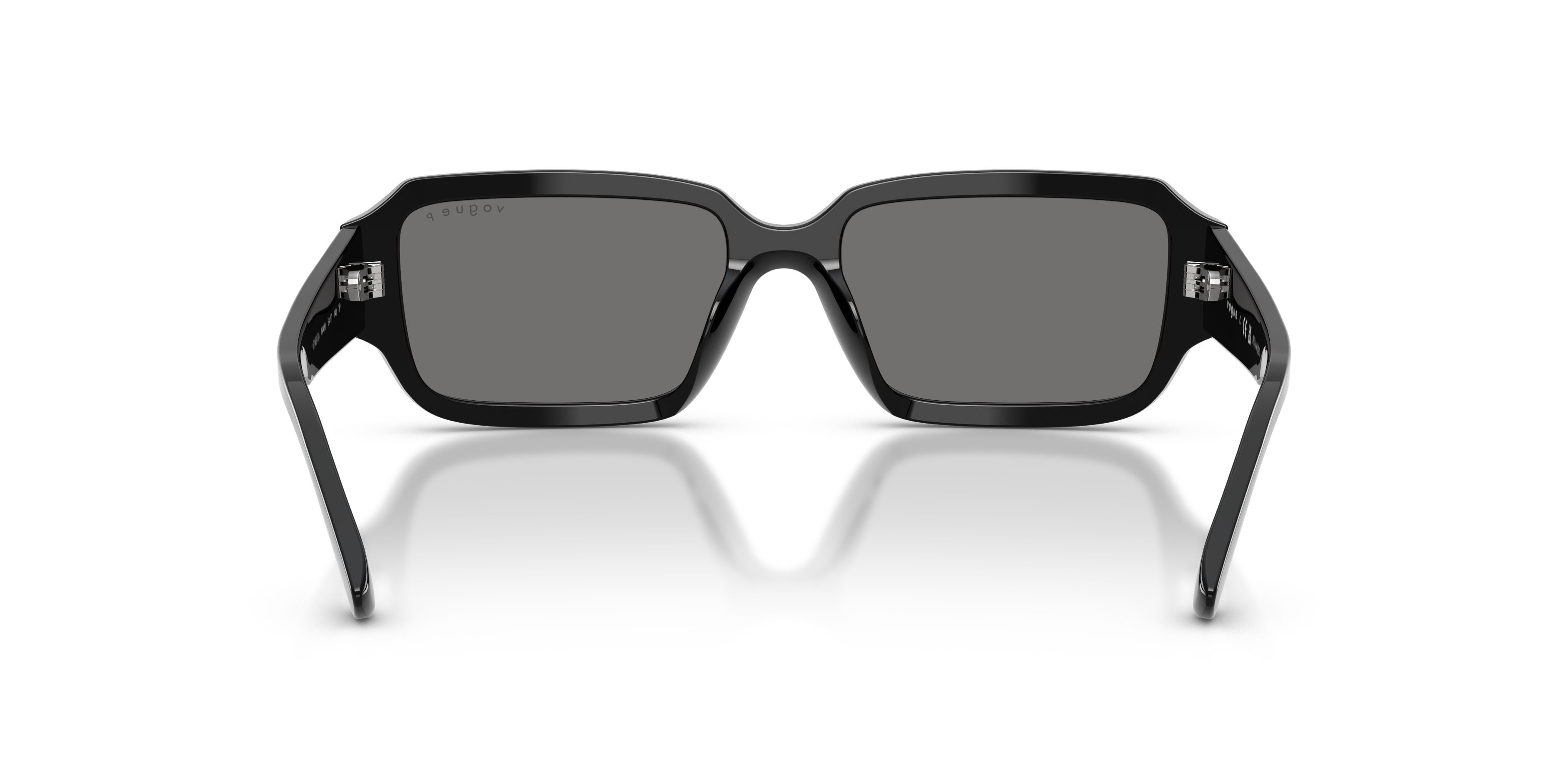 Occhiali da sole Vogue VO 5693SU (W44/81) colore nero forma rettangolare lenti polar grigio scuro