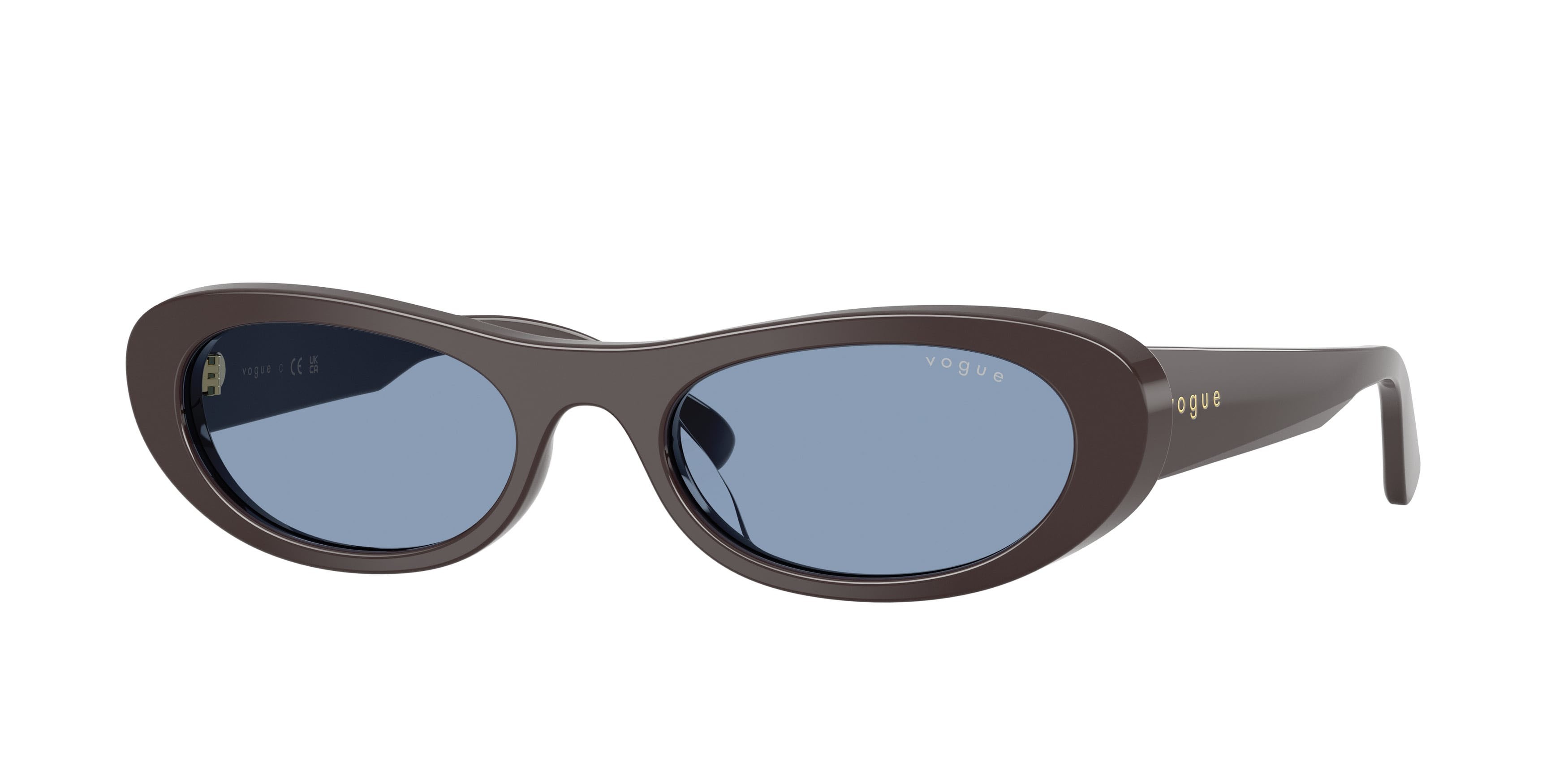 Sunglasses Vogue VO 5695SU (326972) color moka shape oval lenses azzurro