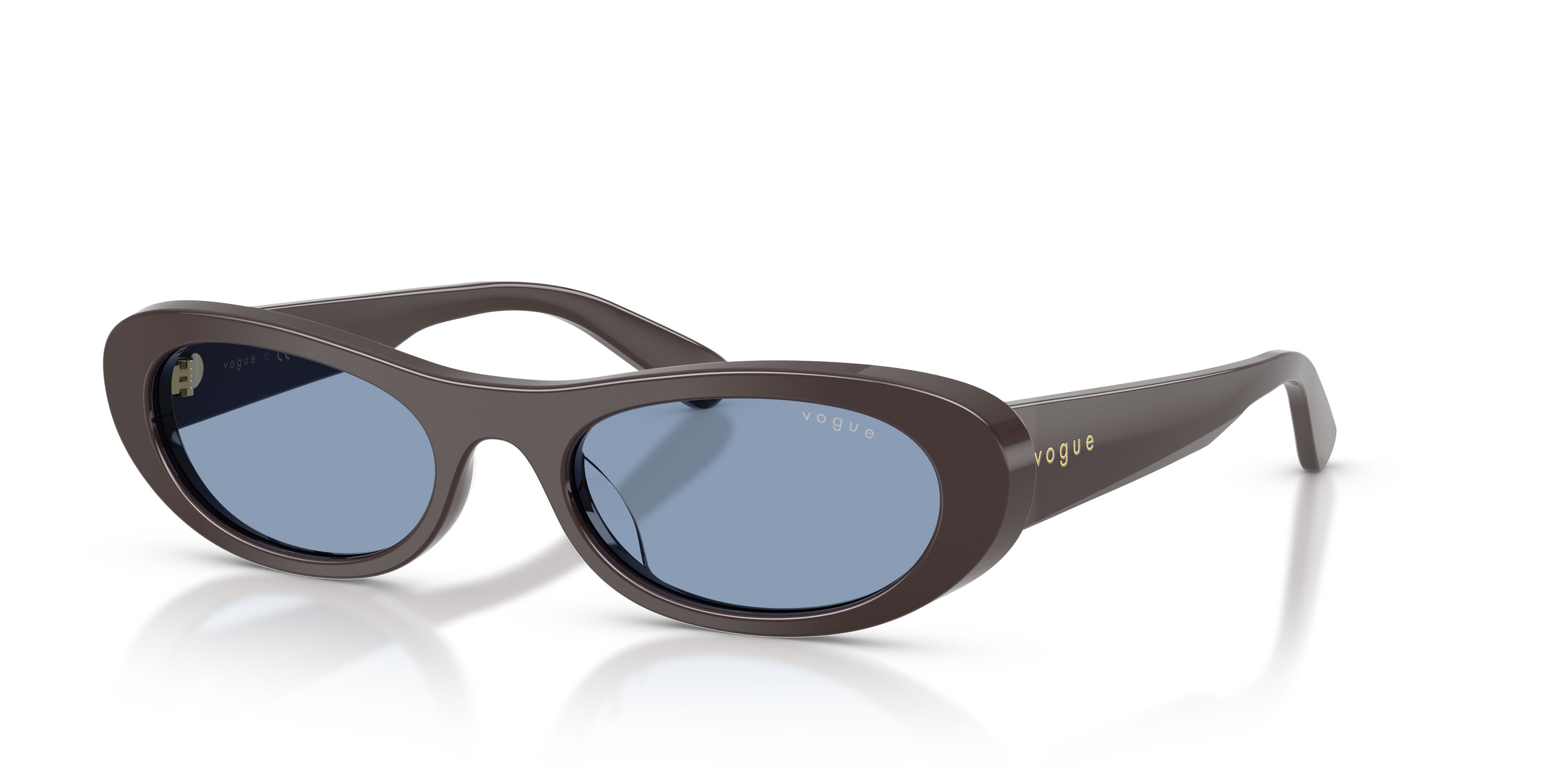Sunglasses Vogue VO 5695SU (326972) color moka shape oval lenses azzurro