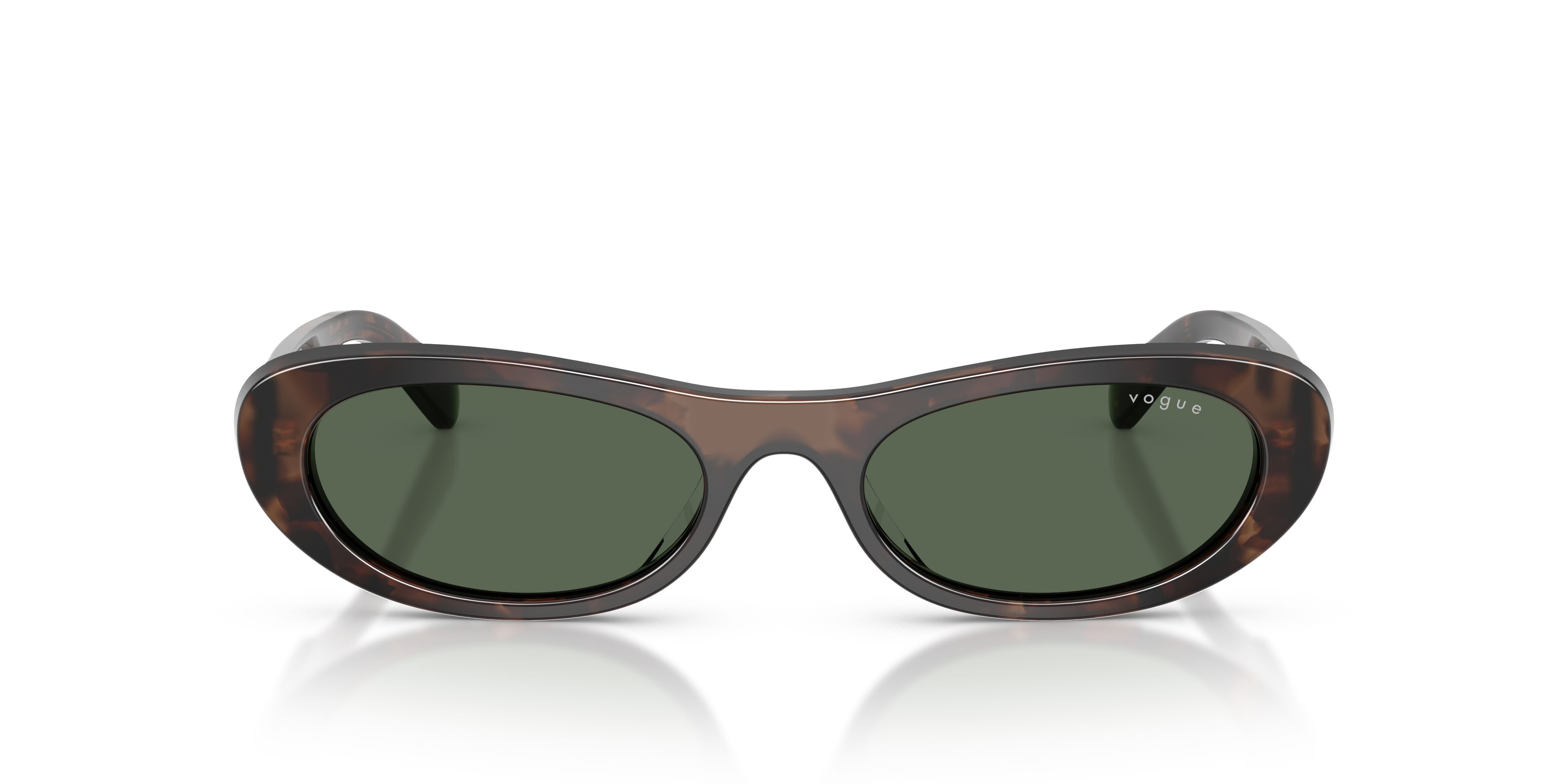 Sunglasses Vogue VO 5695SU (327971) color milky brown havana shape oval lenses verde scuro
