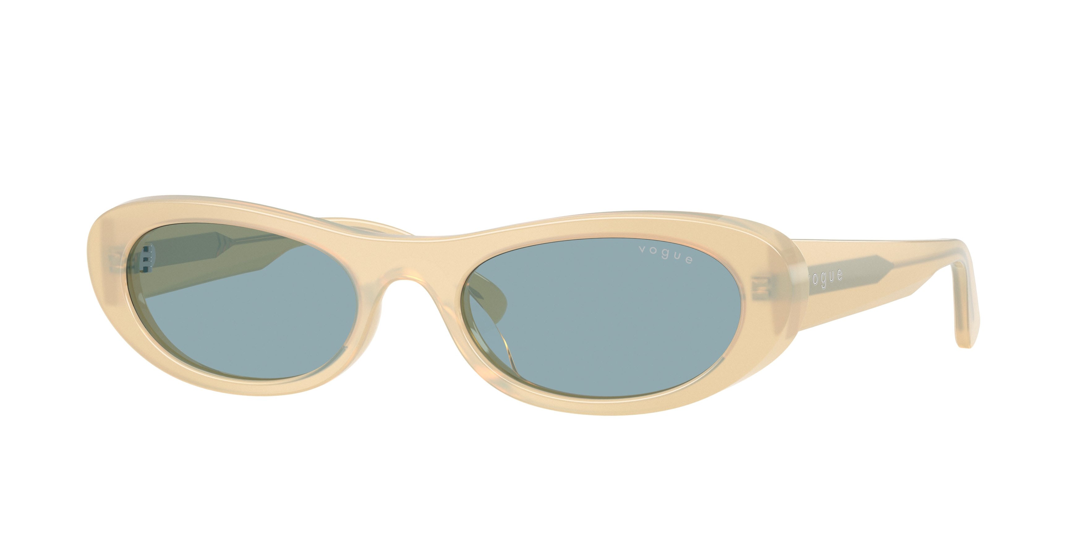 Sunglasses Vogue VO 5695SU (328080) color milky vanilla shape oval lenses blu