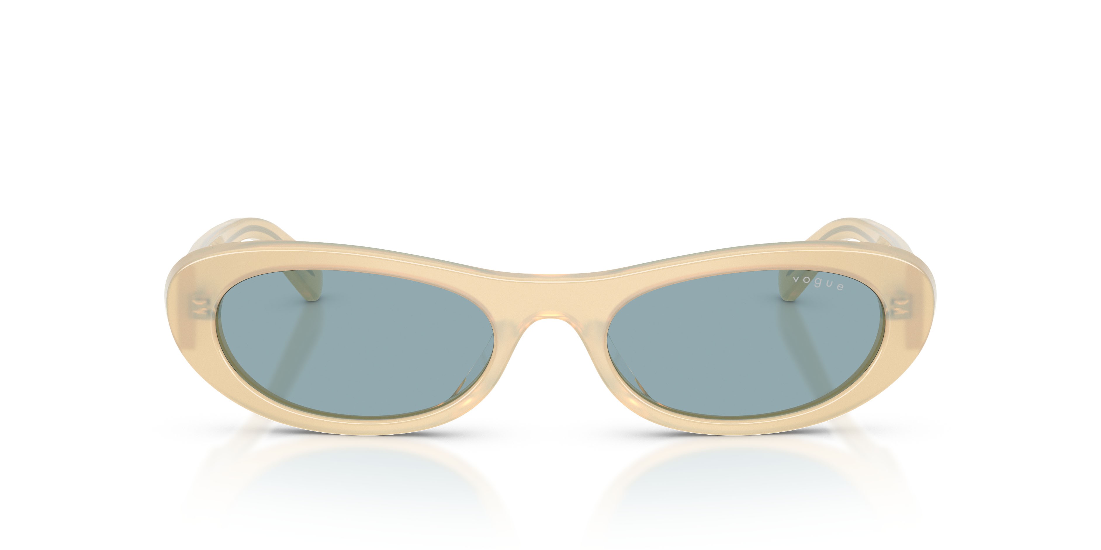 Sunglasses Vogue VO 5695SU (328080) color milky vanilla shape oval lenses blu