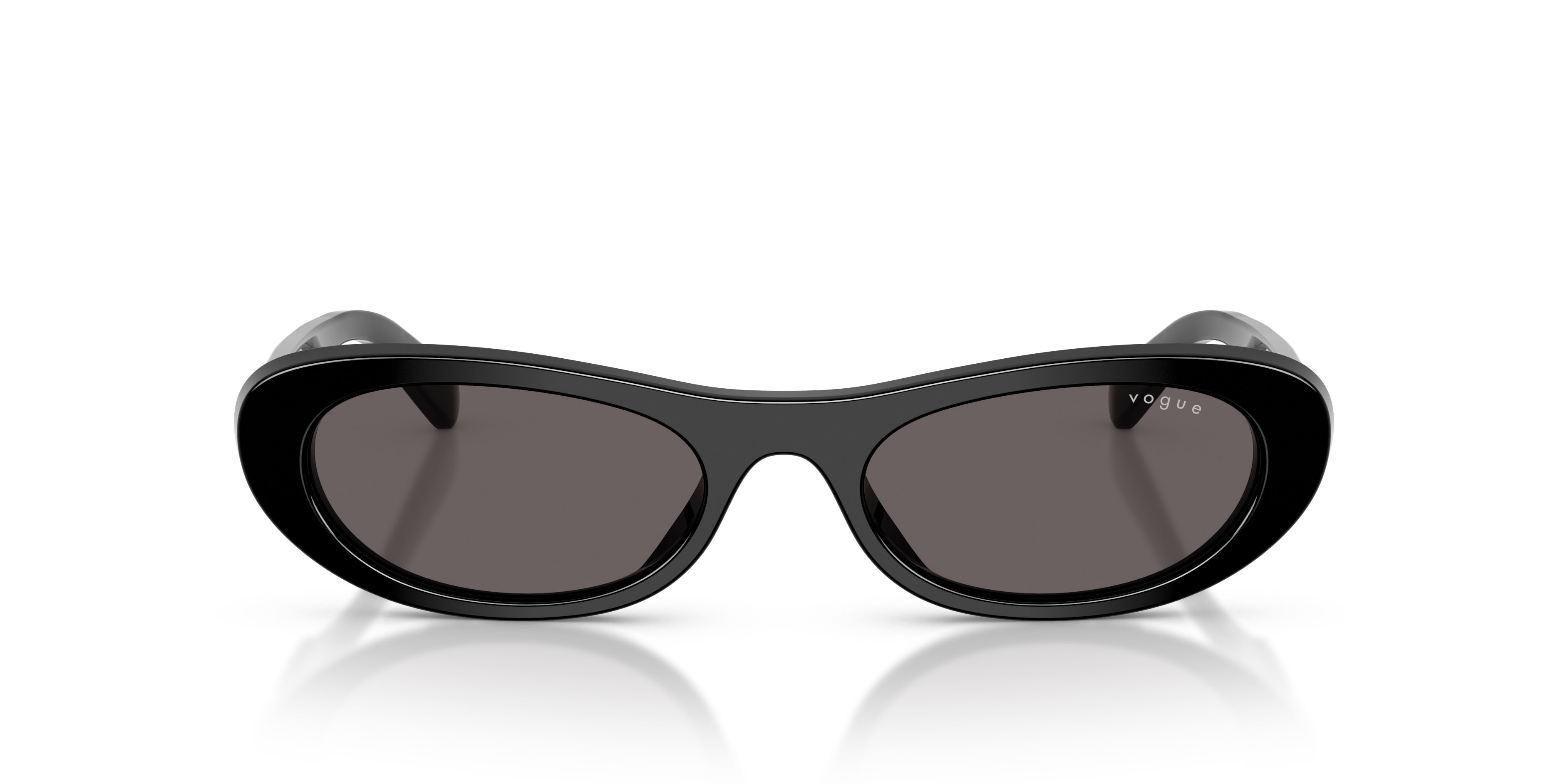 Sunglasses Vogue VO 5695SU (W44/87) color nero shape oval lenses nero/grigio fumo