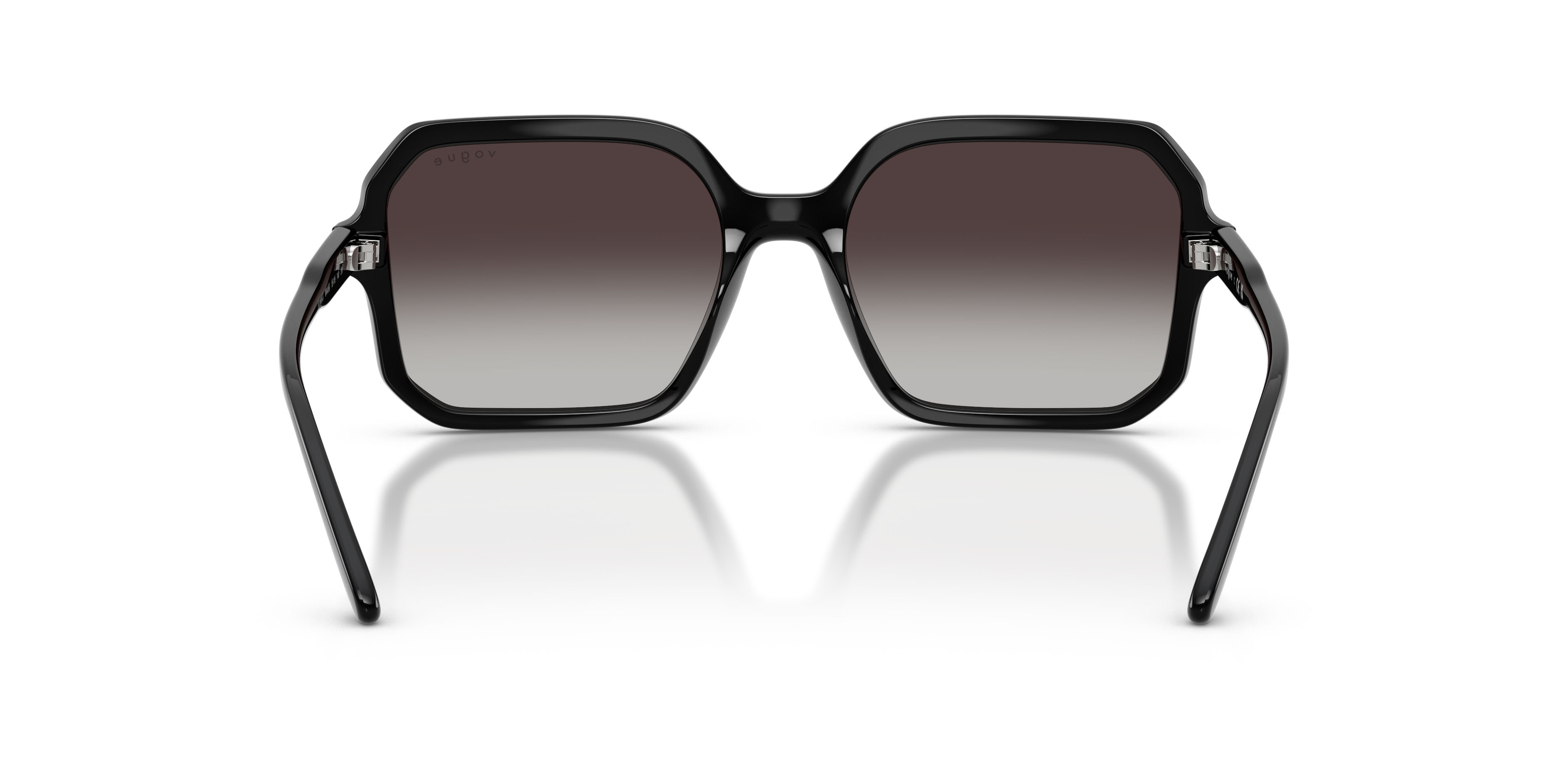 Occhiali da sole Vogue VO 5696S (W44/8G) colore nero forma quadrato lenti sfumato grigio