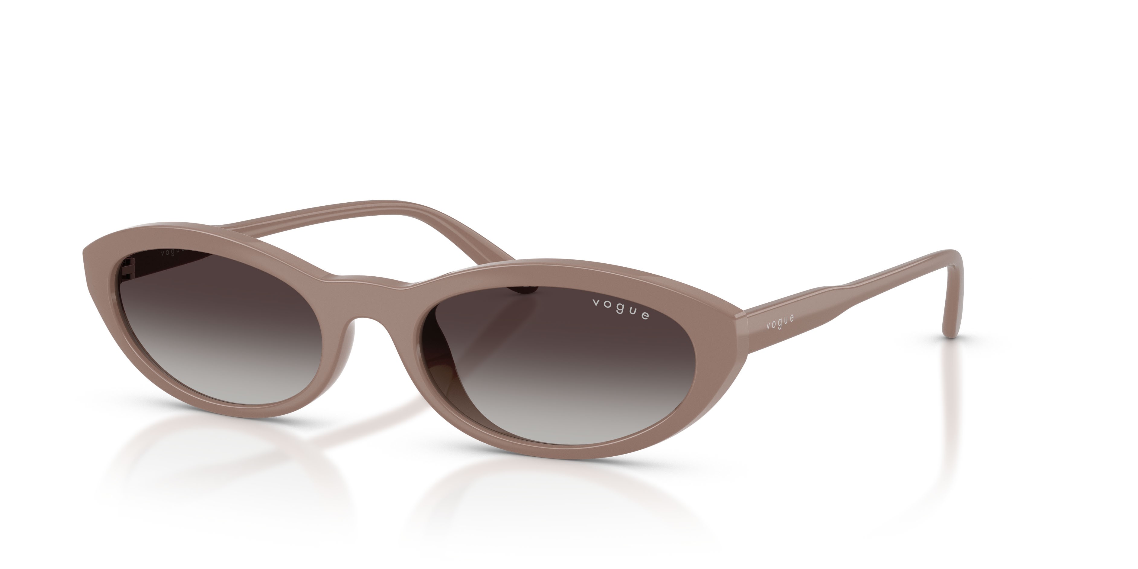 Sunglasses Vogue VO 5697SU (32728G) color grigio talpa shape oval lenses sfumato grigio