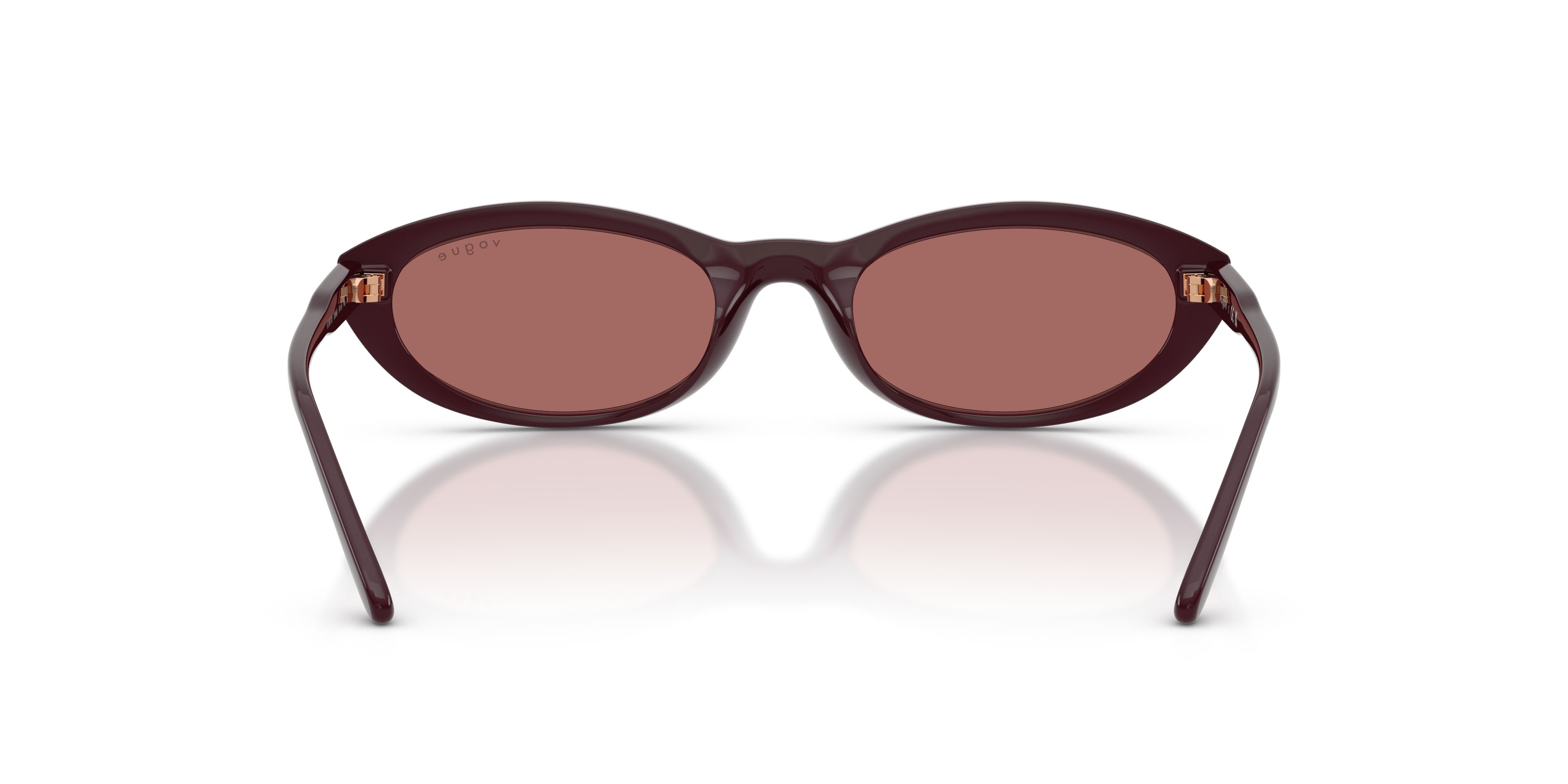 Sunglasses Vogue VO 5697SU (328469) color bordeaux full shape oval lenses violetto scuro