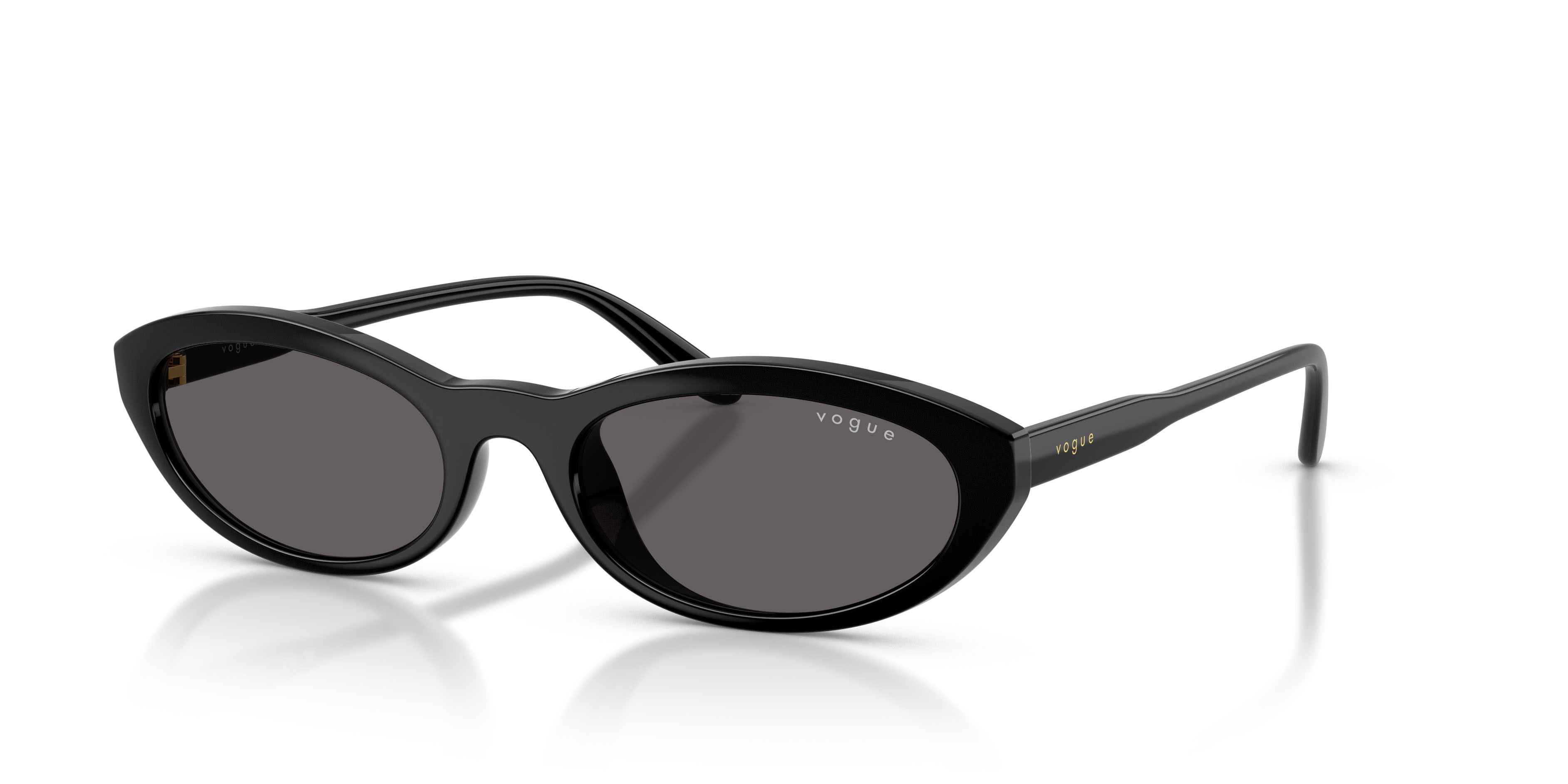 Sunglasses Vogue VO 5697SU (W44/87) color nero shape oval lenses nero/grigio fumo