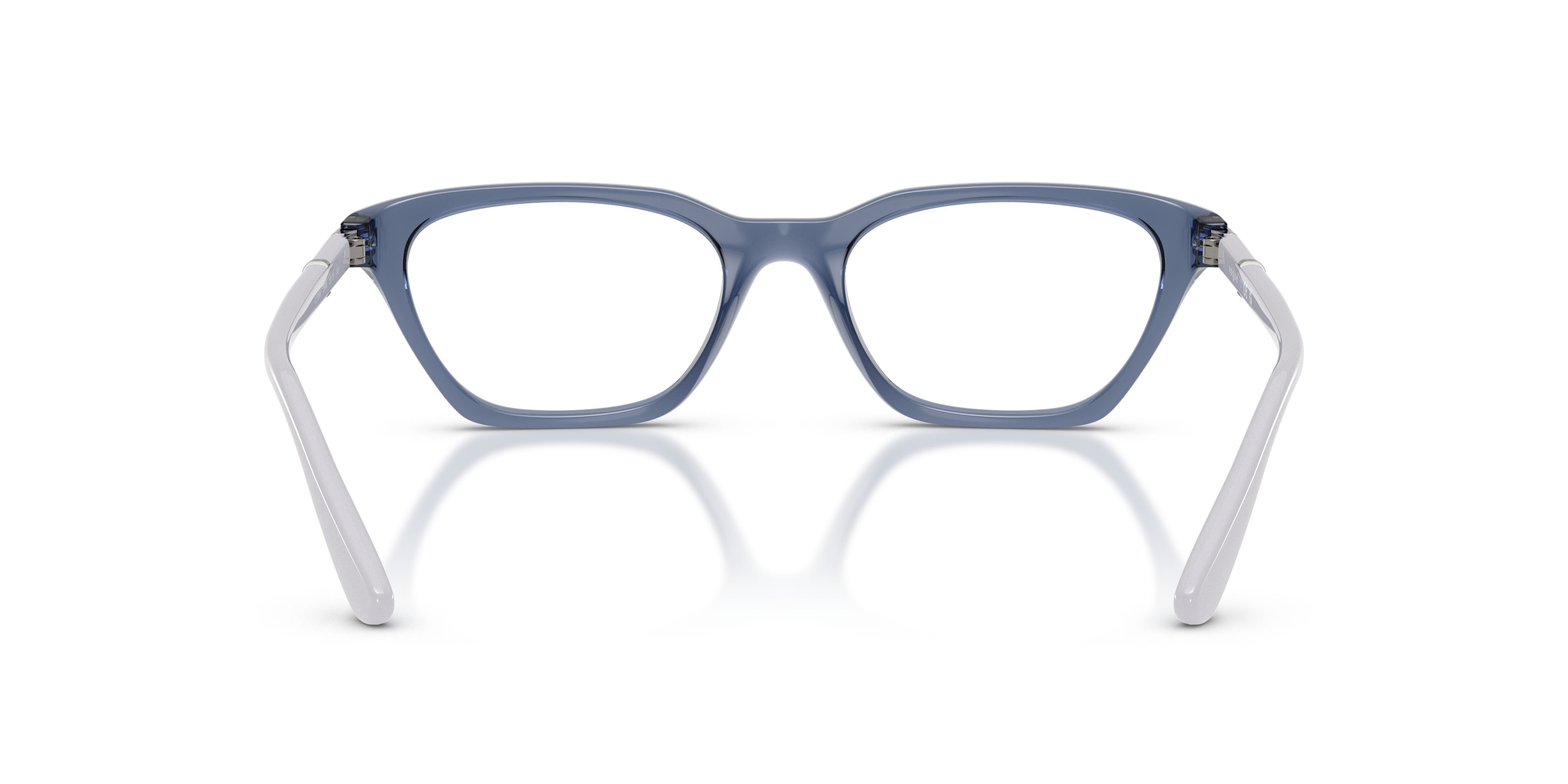 Eyeglasses Vogue VO 5698 (2944) color transparent blue purple shape cat eye lenses lente demo