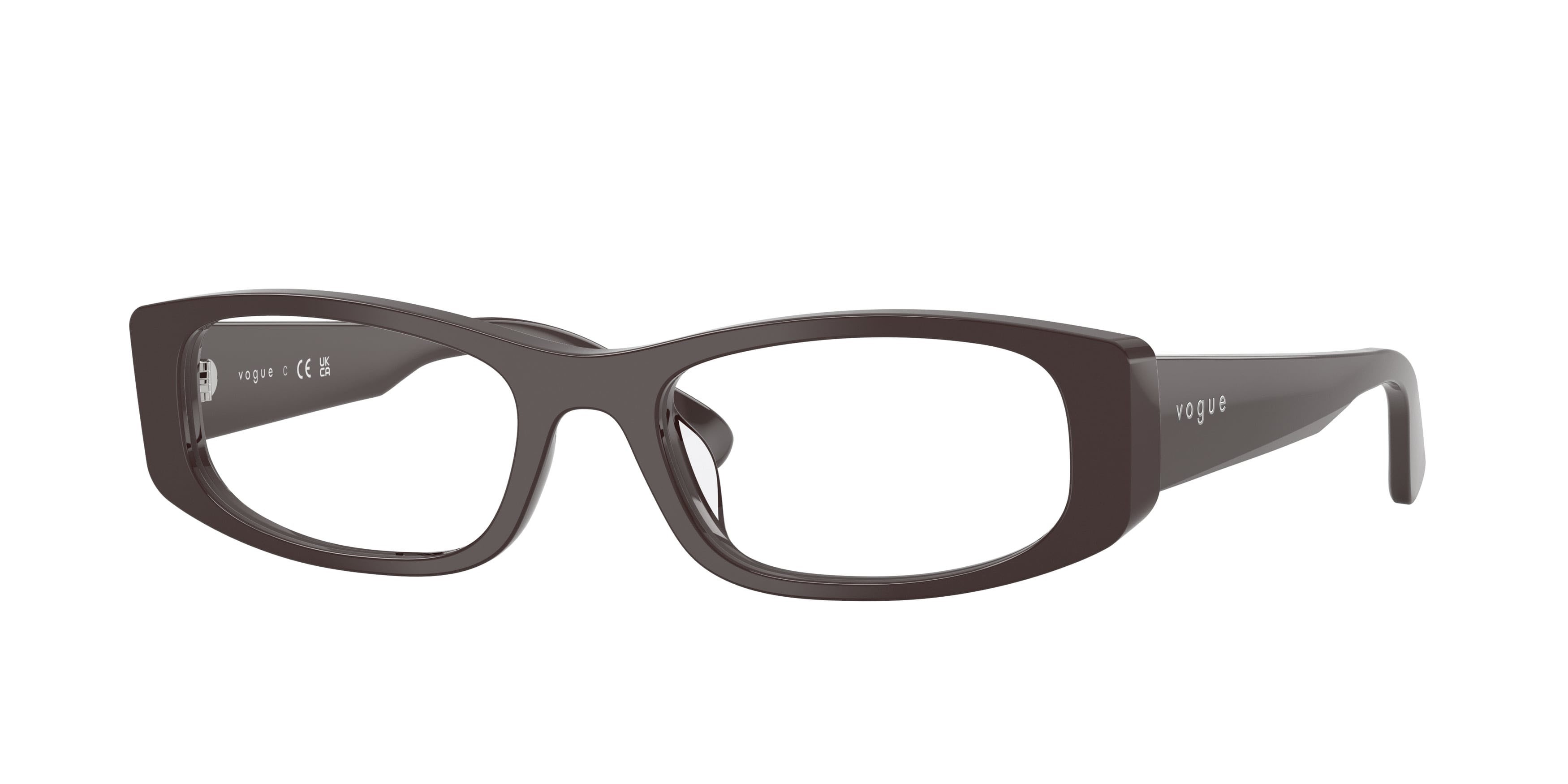 Occhiali da vista Vogue VO 5699U (3269) colore moka forma quadrato lenti lente demo