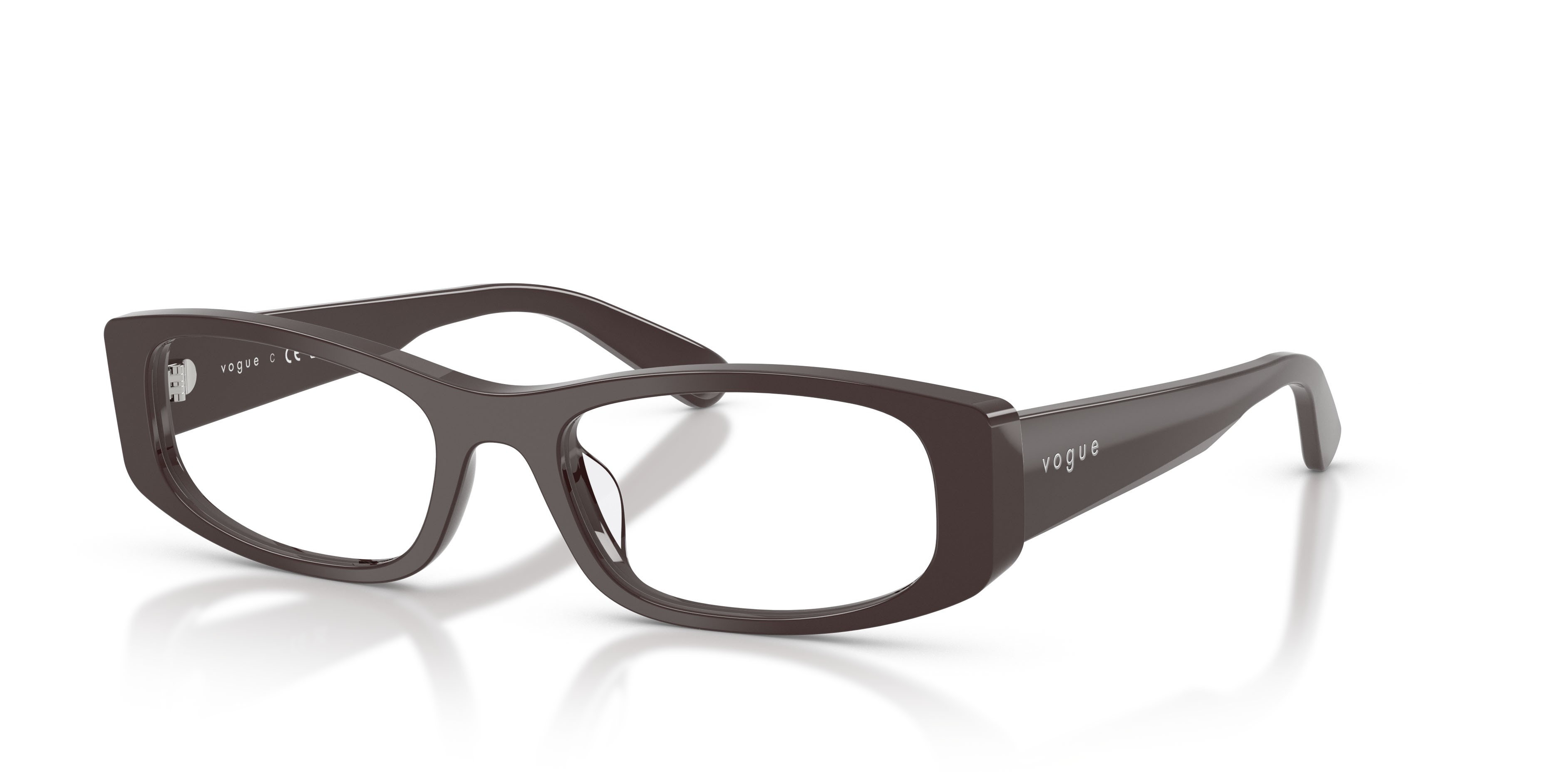 Occhiali da vista Vogue VO 5699U (3269) colore moka forma quadrato lenti lente demo